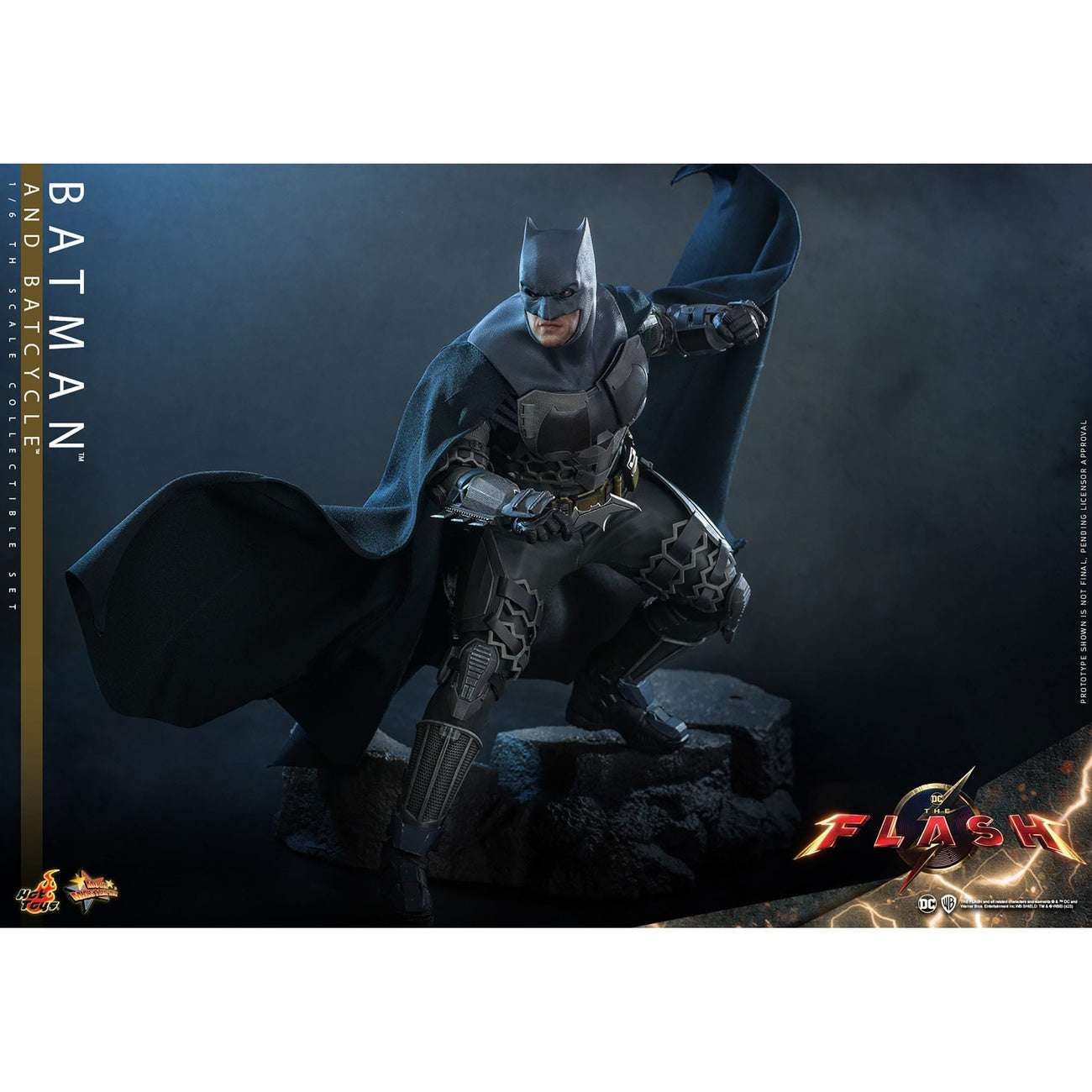 Product image The Flash – Batman & Batcycle Masterpiece 1:6 Action Figure Set