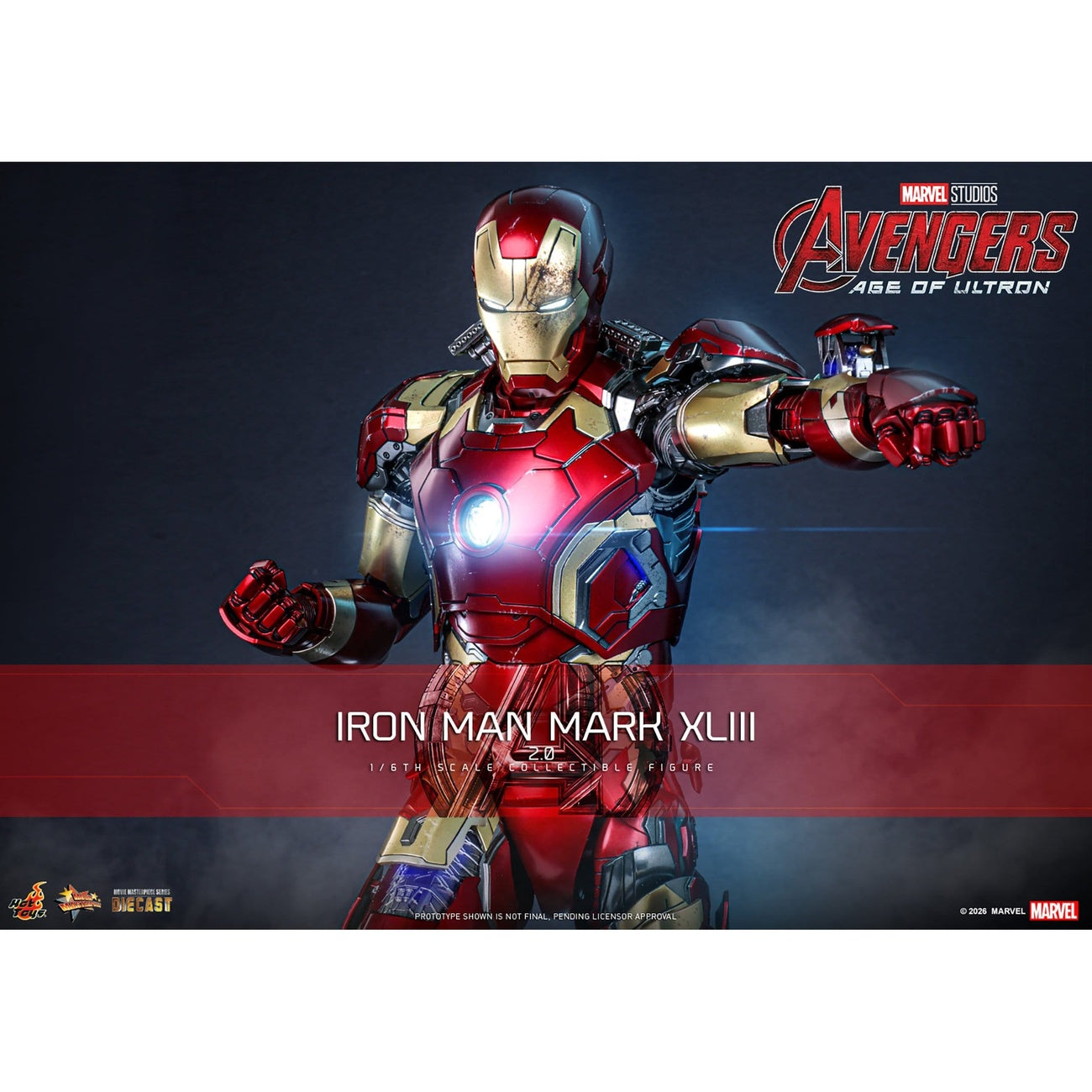 Product image Avengers: Age of Ultron - Iron Man Mark XLIII Masterpiece Diecast 1:6 Action Figure