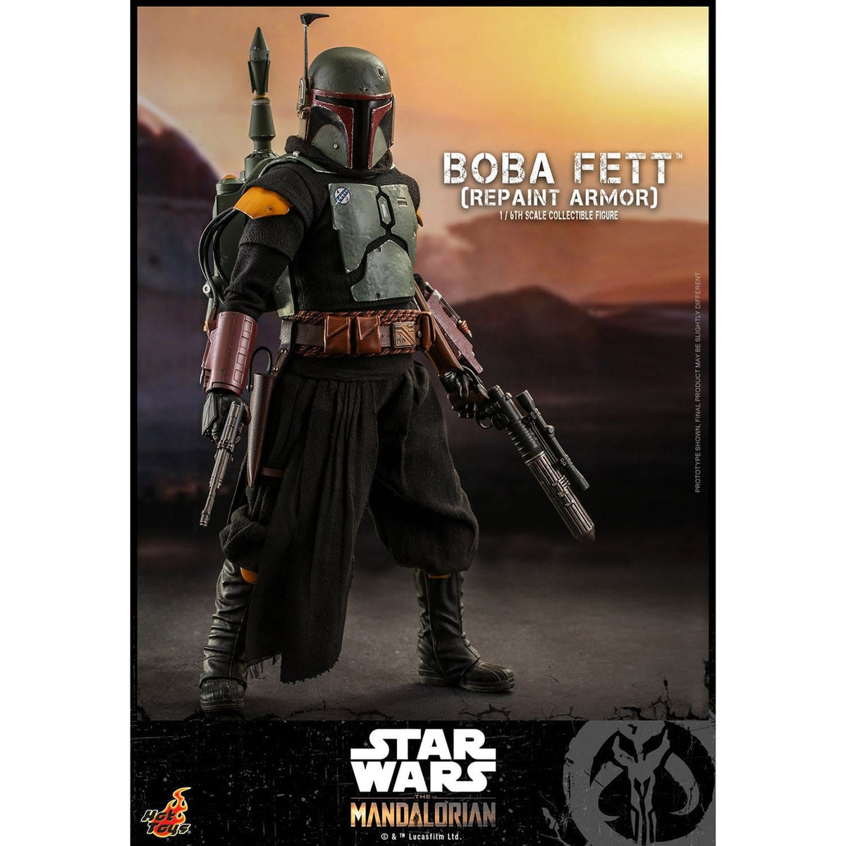 Product image Star Wars: The Mandalorian – Boba Fett Action Figure 1:6 Repaint Armor Special Edition