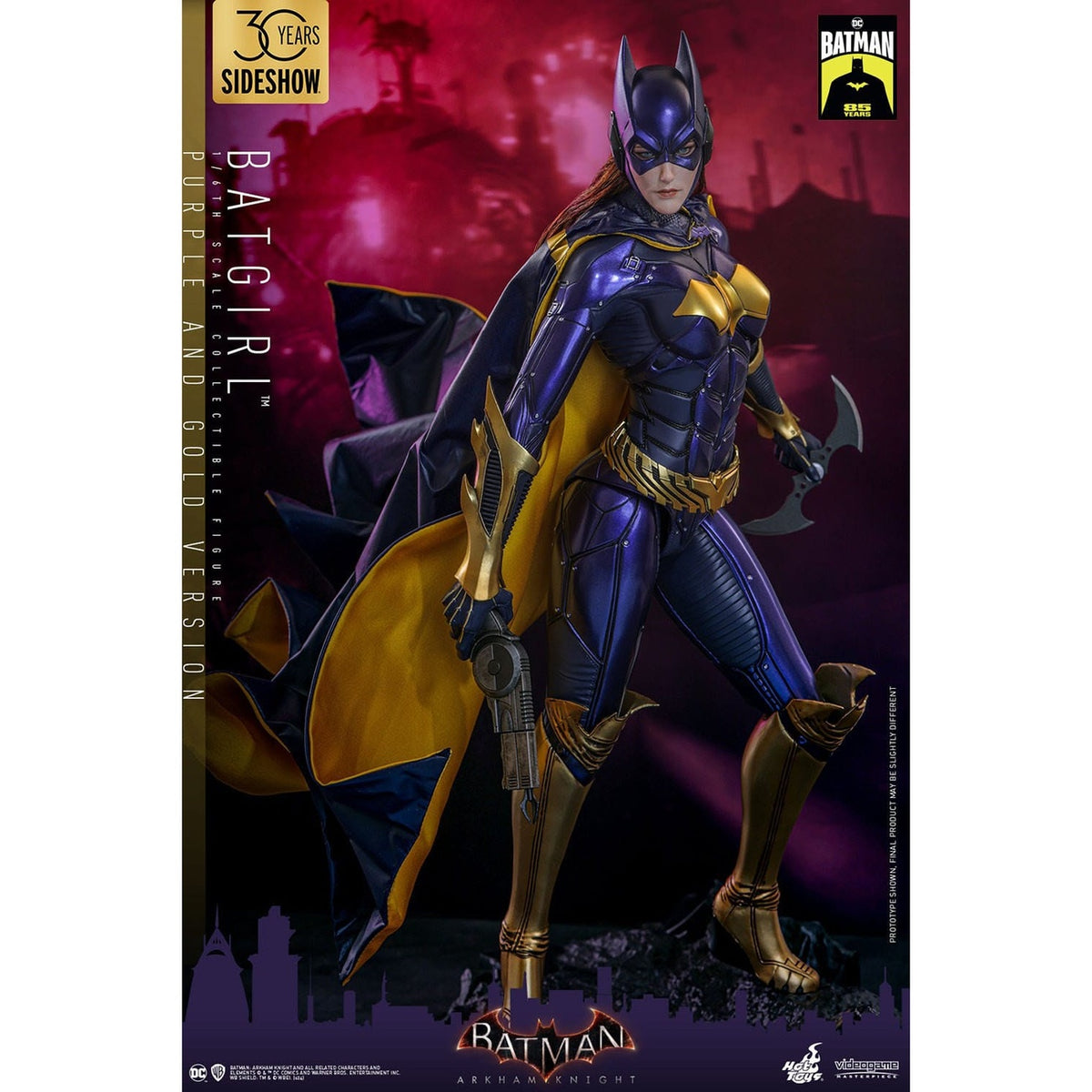 Product image Batman: Arkham Knight – Batgirl Masterpiece Action Figure 1:6 Purple and Gold Version Exclusive
