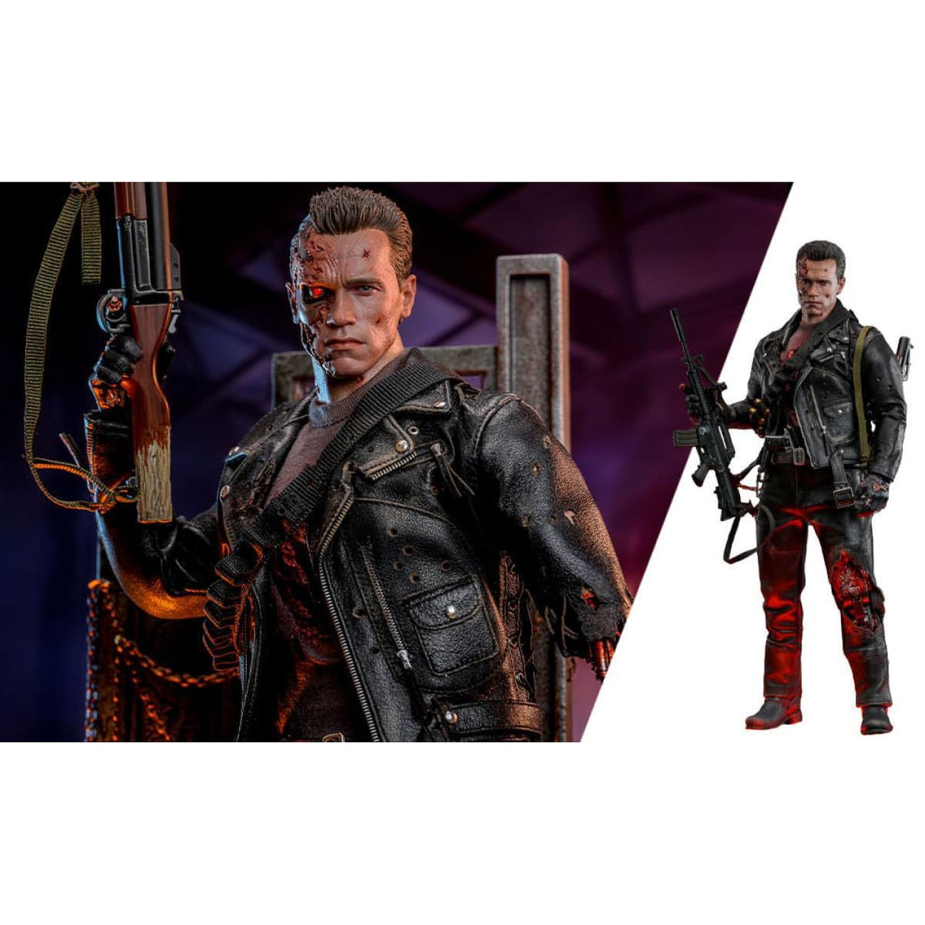 Product image T-800 Masterpiece Action Figure 1:6 Battle Damaged Version 2.0 - Terminator 2