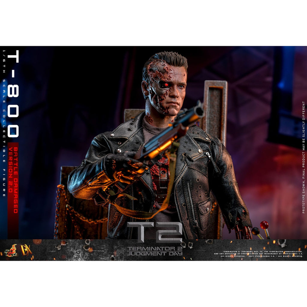 Product image T-800 Masterpiece Action Figure 1:6 Battle Damaged Version 2.0 - Terminator 2