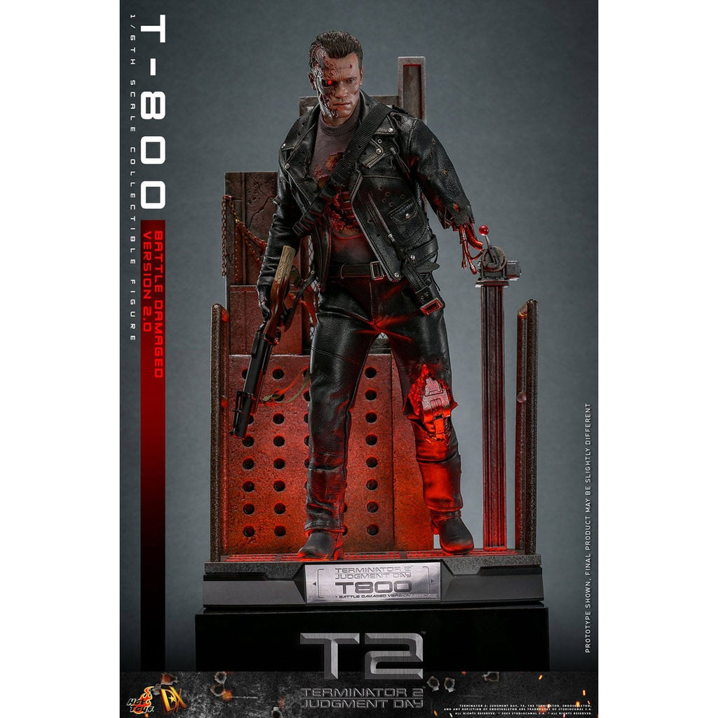 Product image T-800 Masterpiece Action Figure 1:6 Battle Damaged Version 2.0 - Terminator 2