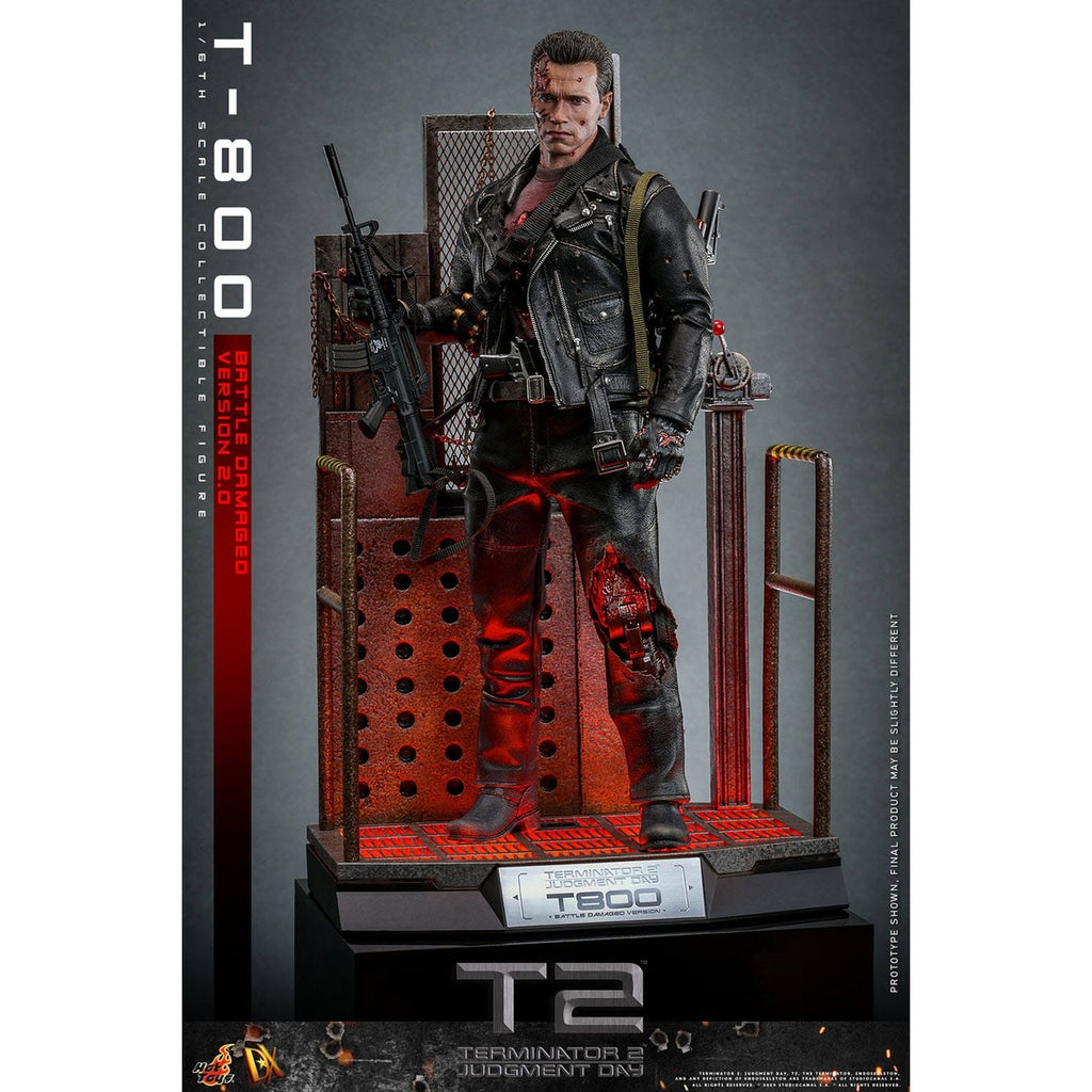 Product image T-800 Masterpiece Action Figure 1:6 Battle Damaged Version 2.0 - Terminator 2