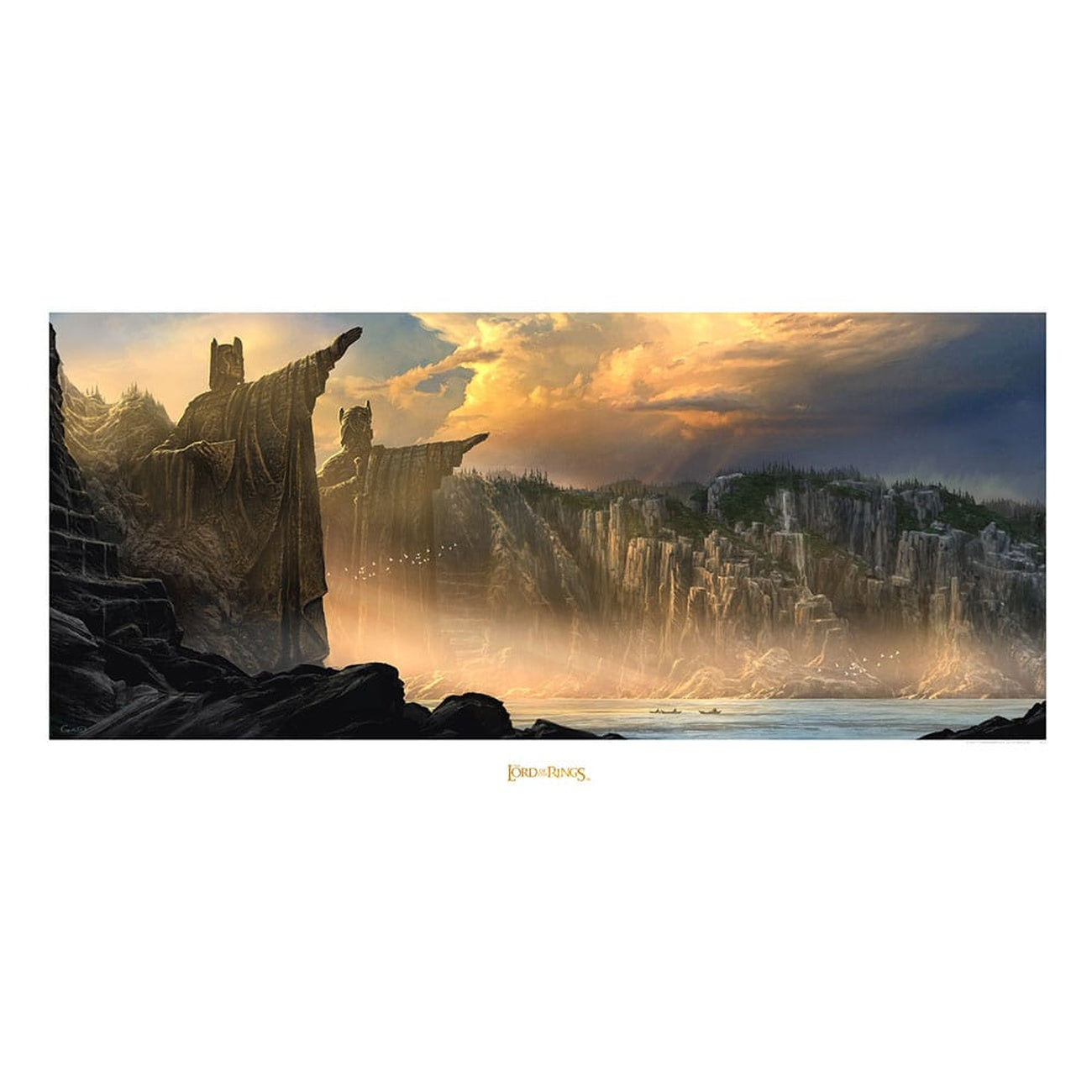 Product image The Lord of the Rings - Argonath, the Pillars of the Kings Art Print