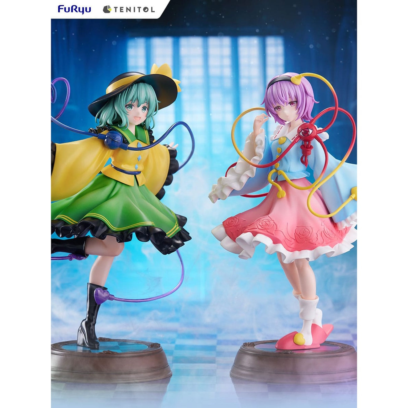 Product image Touhou Project Tenitol PVC Statue Koishi Komeiji & Satori Komeiji 22 cm
