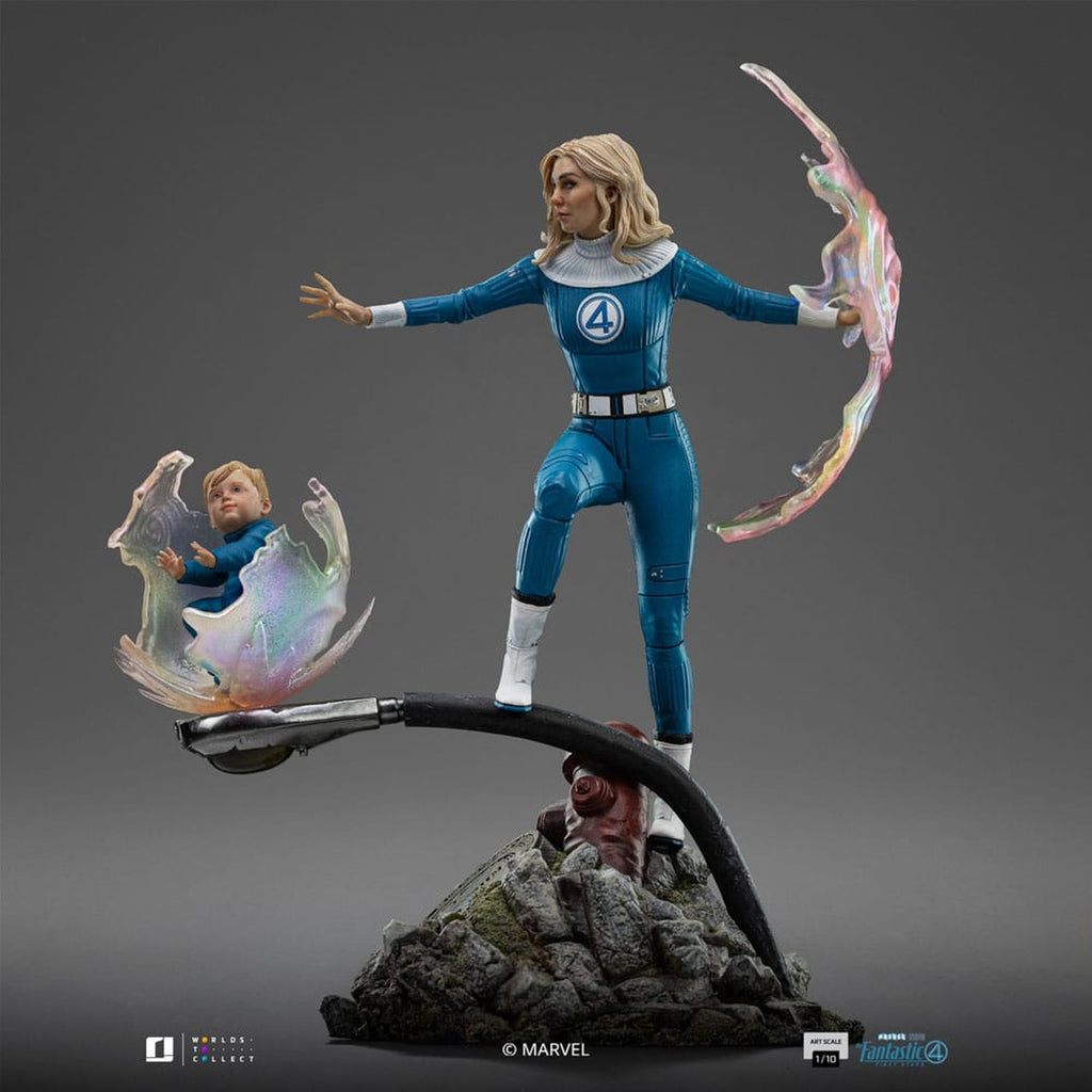 Product image Fantastic Four Art Scale Statue 1/10 Invisible Woman and Franklin 28 cm