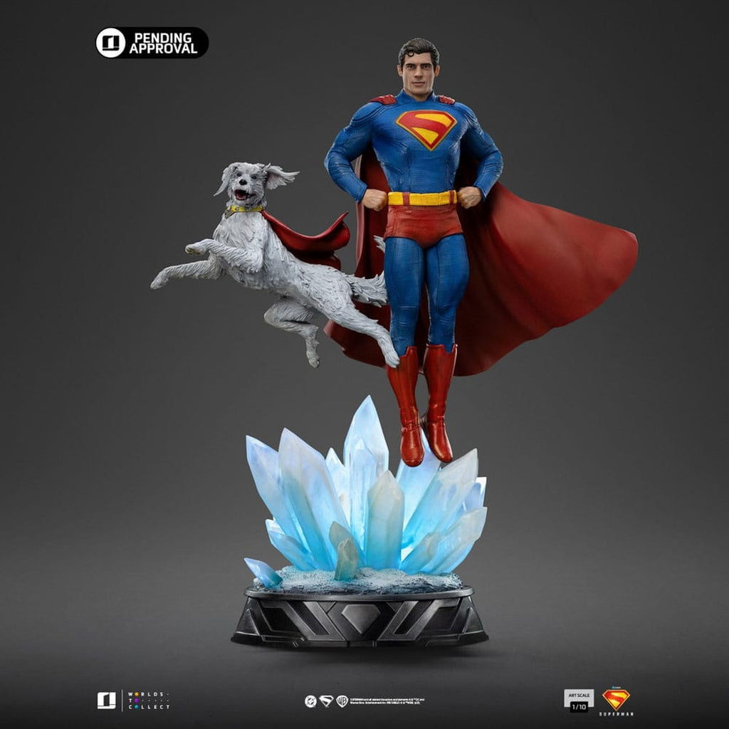 Product image Superman Legacy Art Scale Statue 1/10 Superman & Krypto 32 cm