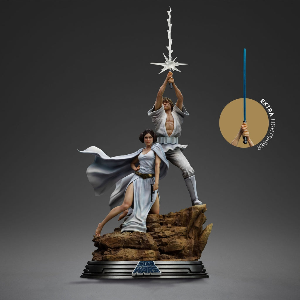 Product image Star Wars Deluxe Art Scale Statue 1/10 Luke and Leia 41 cm