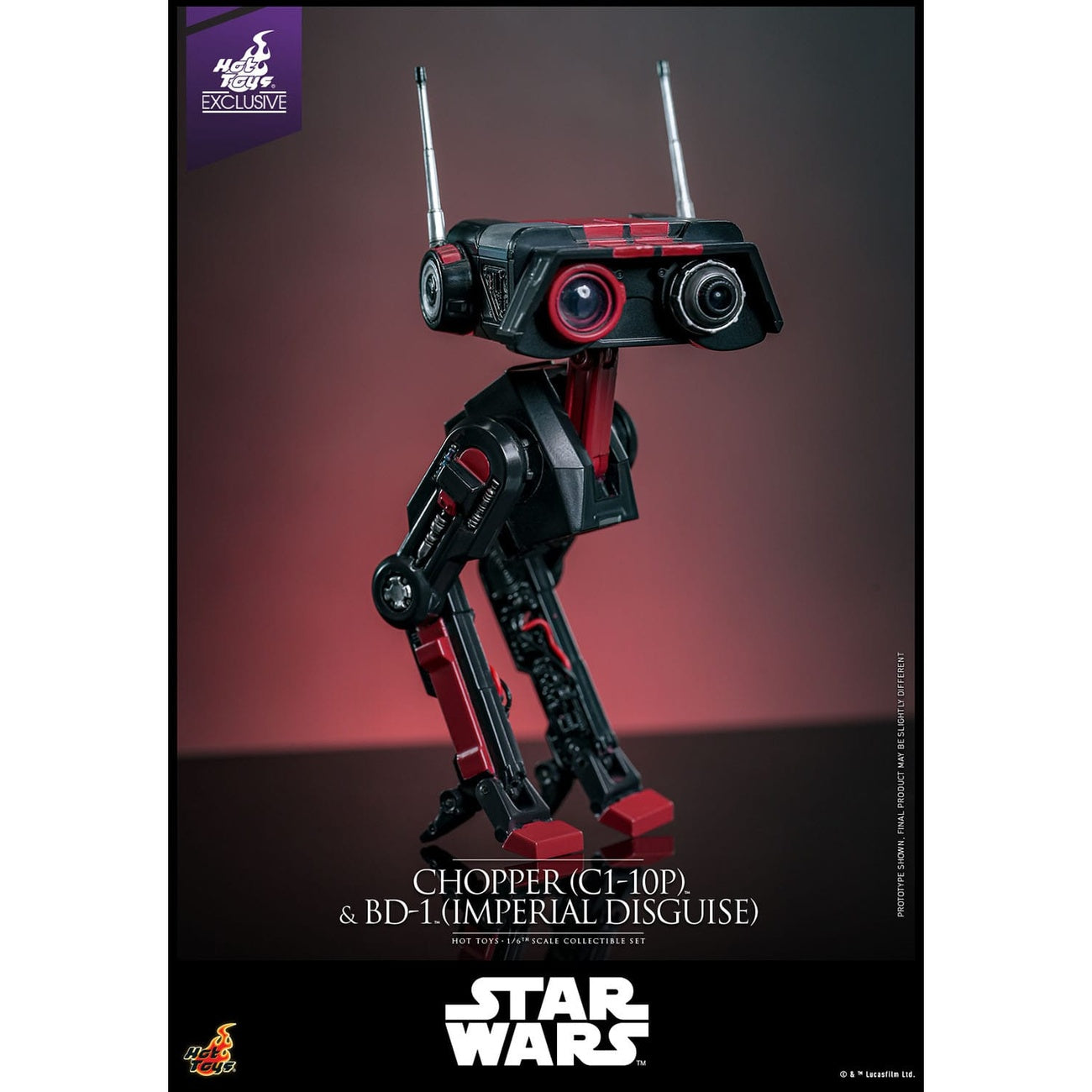 Product image Star Wars Action Figure Set 1/6 Chopper (C1-10P™) & BD-1™ (Imperial Disguise) 18 cm & 8 cm