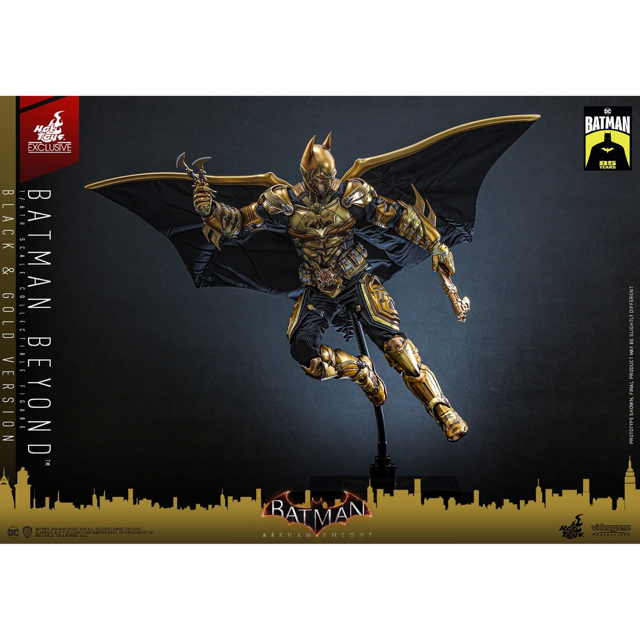 Product image Batman: Arkham Knight Video Game Masterpiece Action Figure 1/6 Batman Beyond (Black & Gold Version) 32 cm