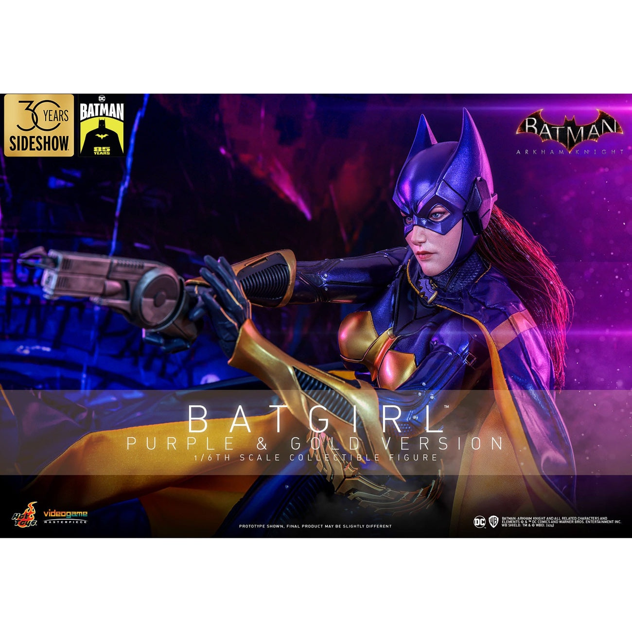 Product image Batman Arkham Knight Videogame Masterpiece Action Figure 1/6 Batgirl (Purple and Gold Version) Exclusive 30 cm
