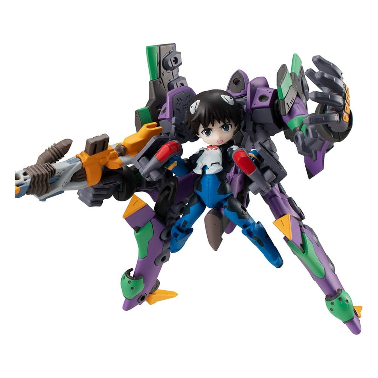 Product image Evangelion Desktop Army Action Figure Shinji Ikari & Evangelion Unit-01 New Theatrical Edition 15 cm