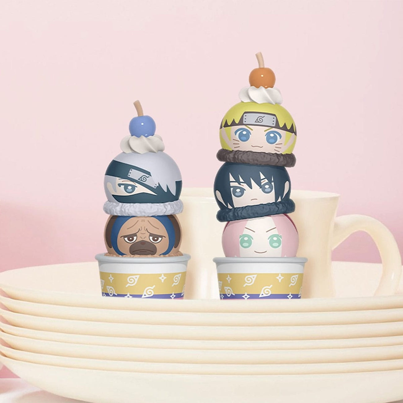 Product image Naruto Shippuden Tsumichen Stack up & Change collectible figures 6-pack 8 cm (with gift)