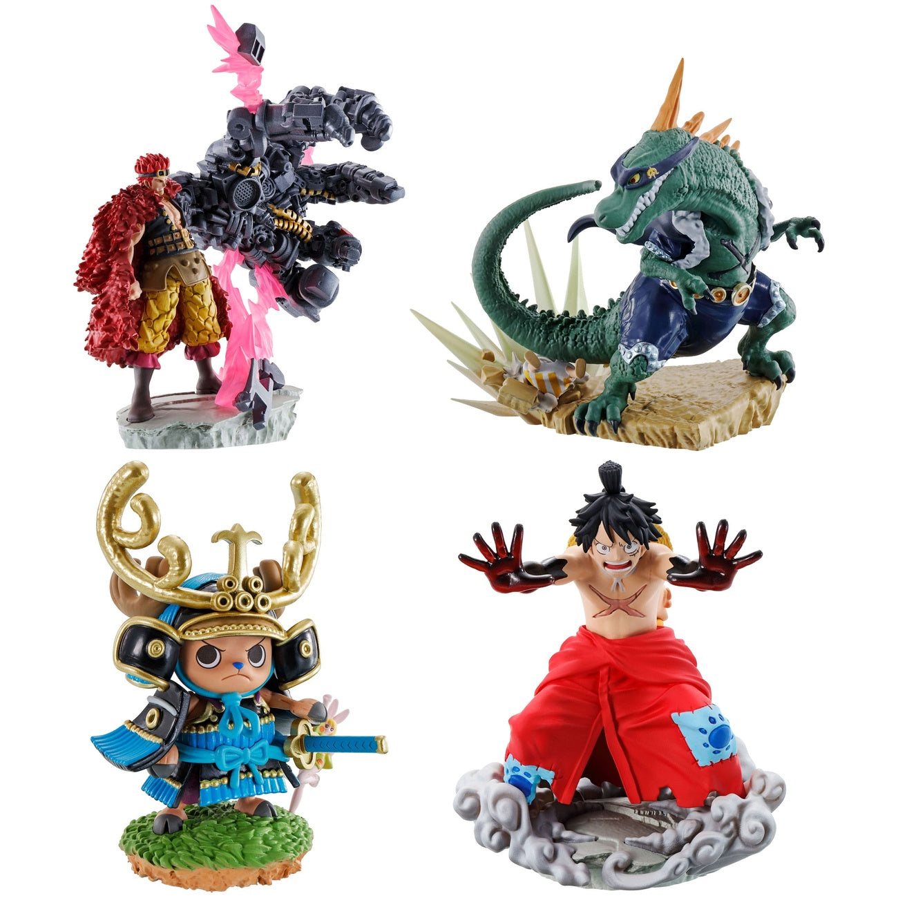 Product image One Piece Petitrama PVC Mini Statue Logbox Re Birth Wanokuni Vol. 2 Set 9 cm