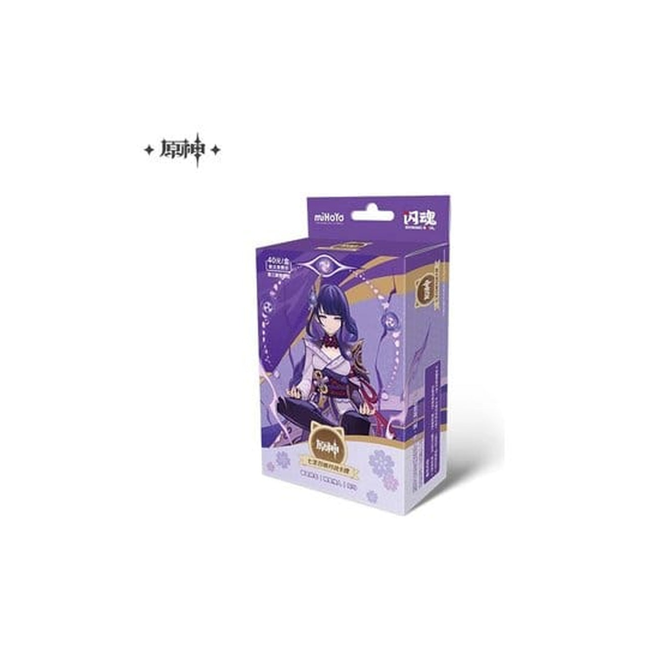 Product image Genshin Impact Trading Card Game Series 03 Pre-Built Starter Deck 01 Raiden Shogun *Chinese Version*
