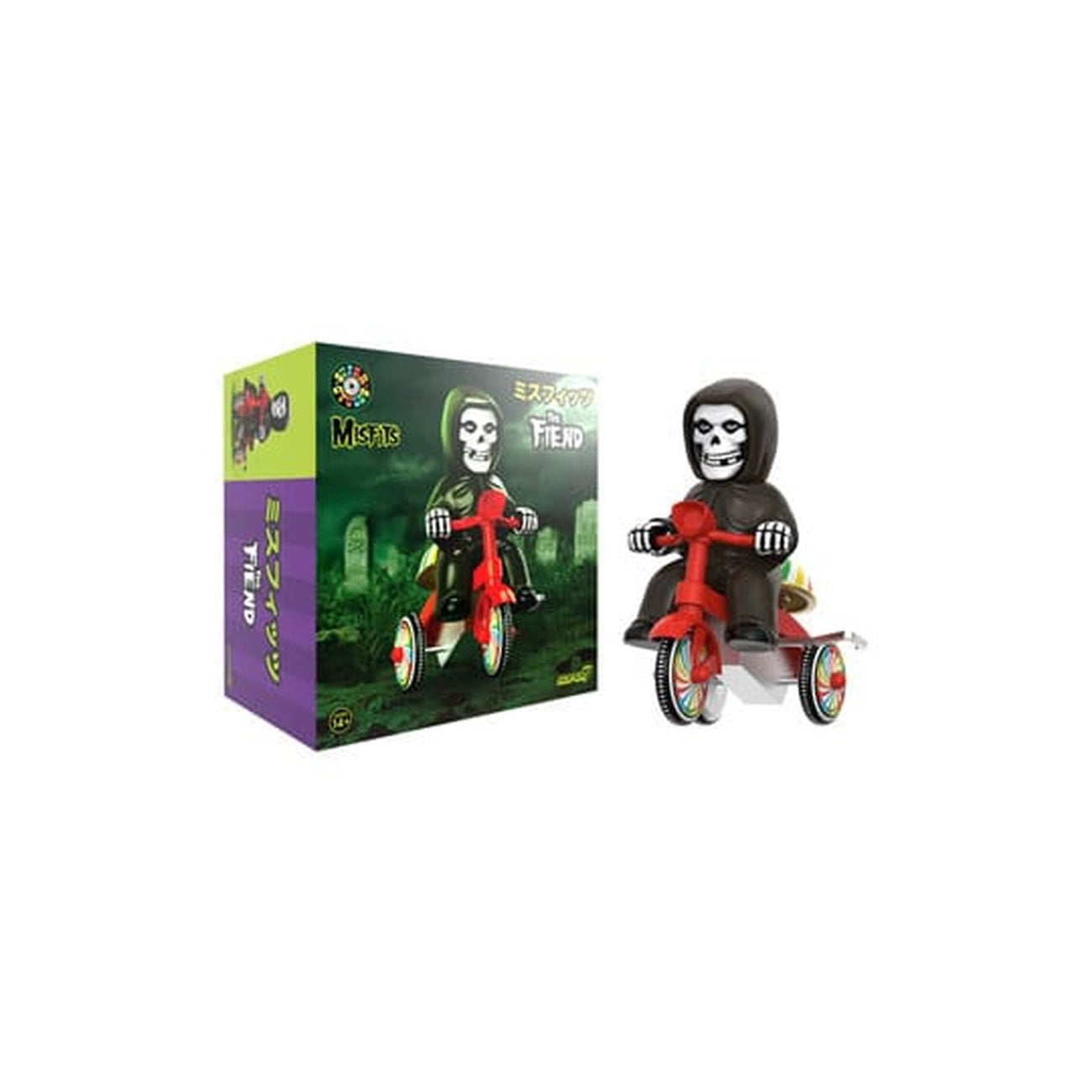 Product image Misfits Super Cycles Action Figure Fiend (Black with Red Trike) 13 cm