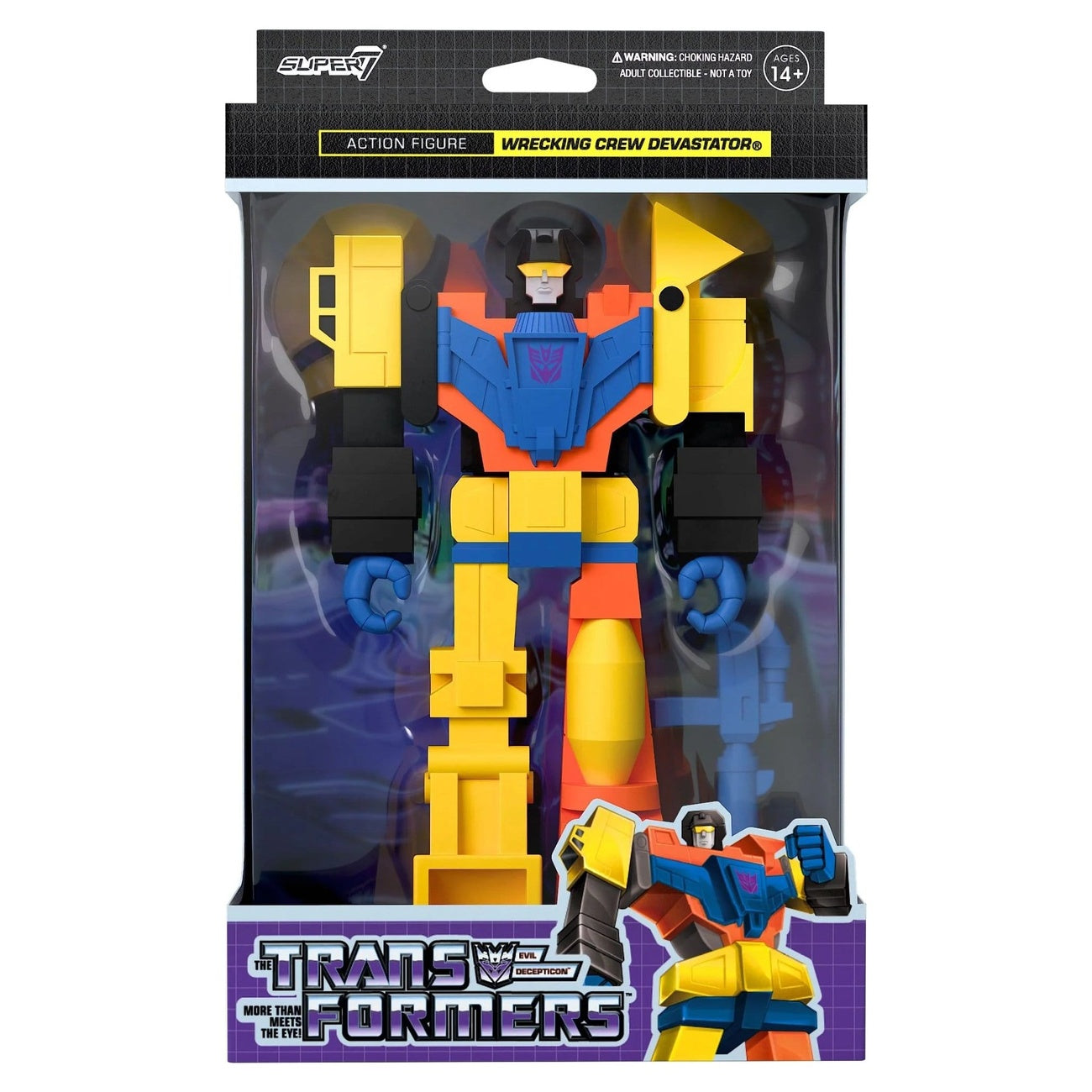 Product image Transformers ReAction Action Figure Devastator 10 cm