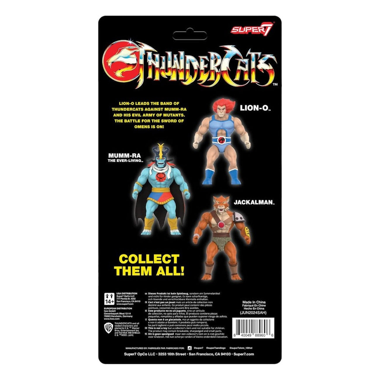 Product image Thundercats Vintage Collection Action Figure Wave 1 Jackalman 14 cm