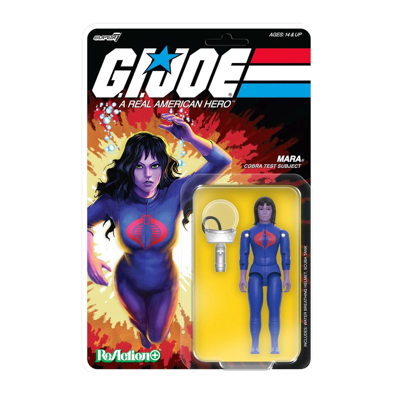 Product image GI Joe ReAction+ Action Figure Wave 06 Mara 10 cm