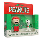 Product image Peanuts ReAction Action Figure 2-Pack Charlie Brown and Snoopy (Caroling) 10 cm