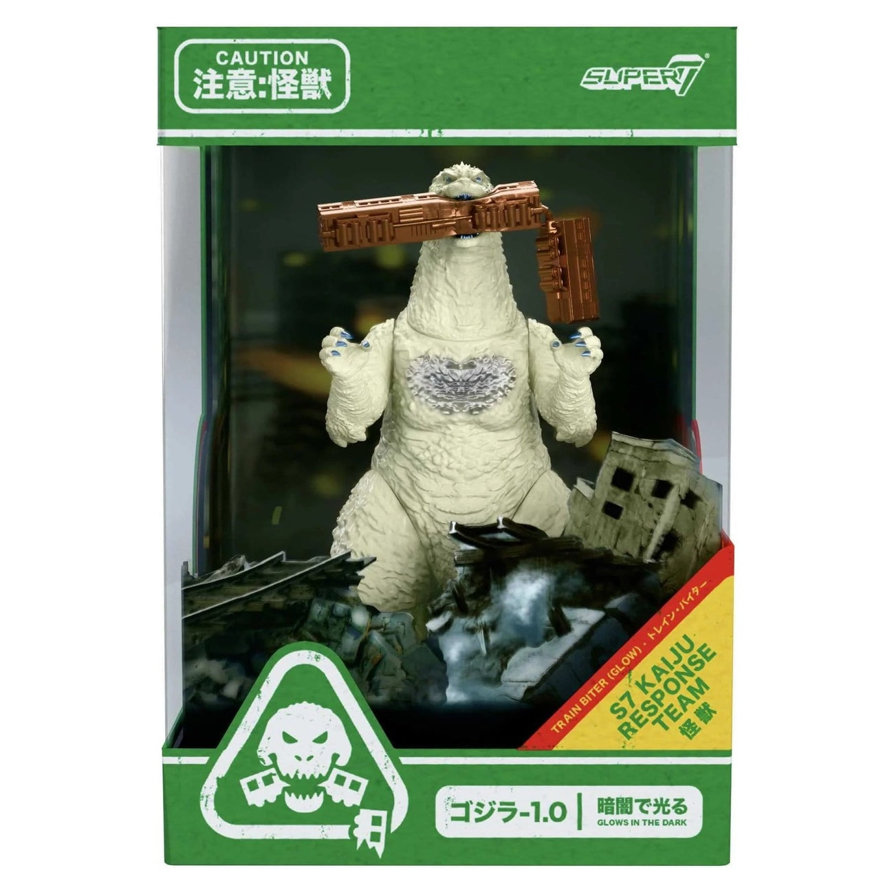 Product image Godzilla Toho ReAction Action Figure Minus One (Train Biter - Glow) 15 cm