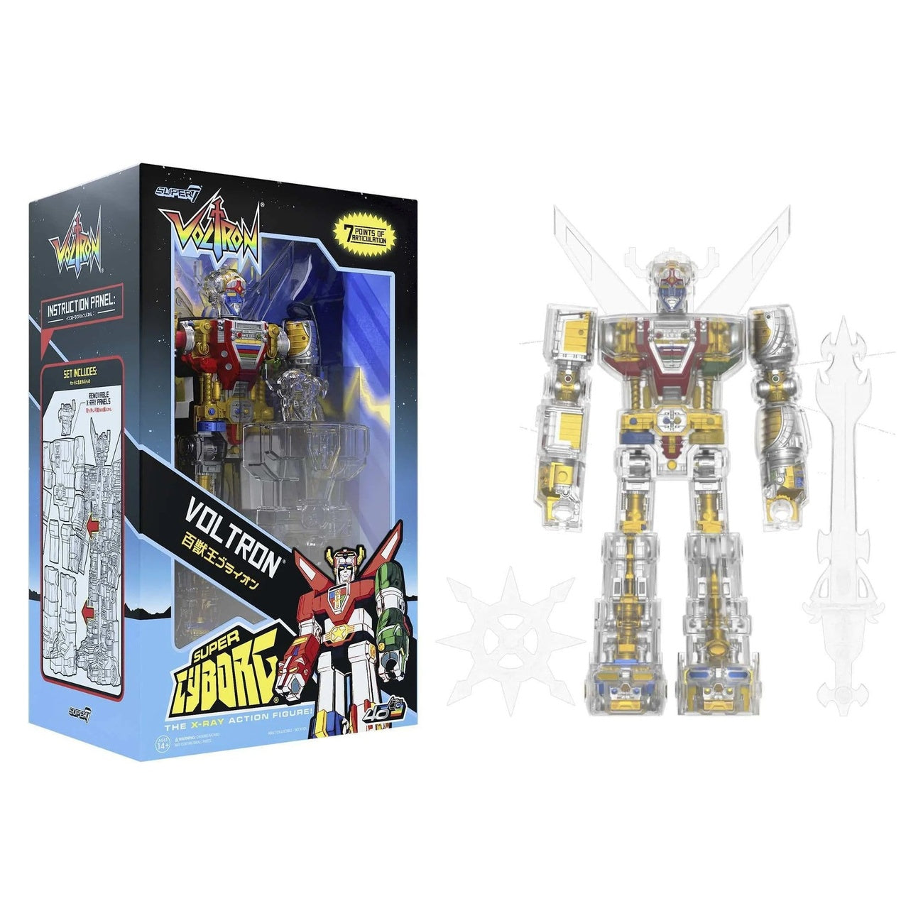Product image Voltron Super Cyborg Action Figure Voltron (Clear) 35 cm