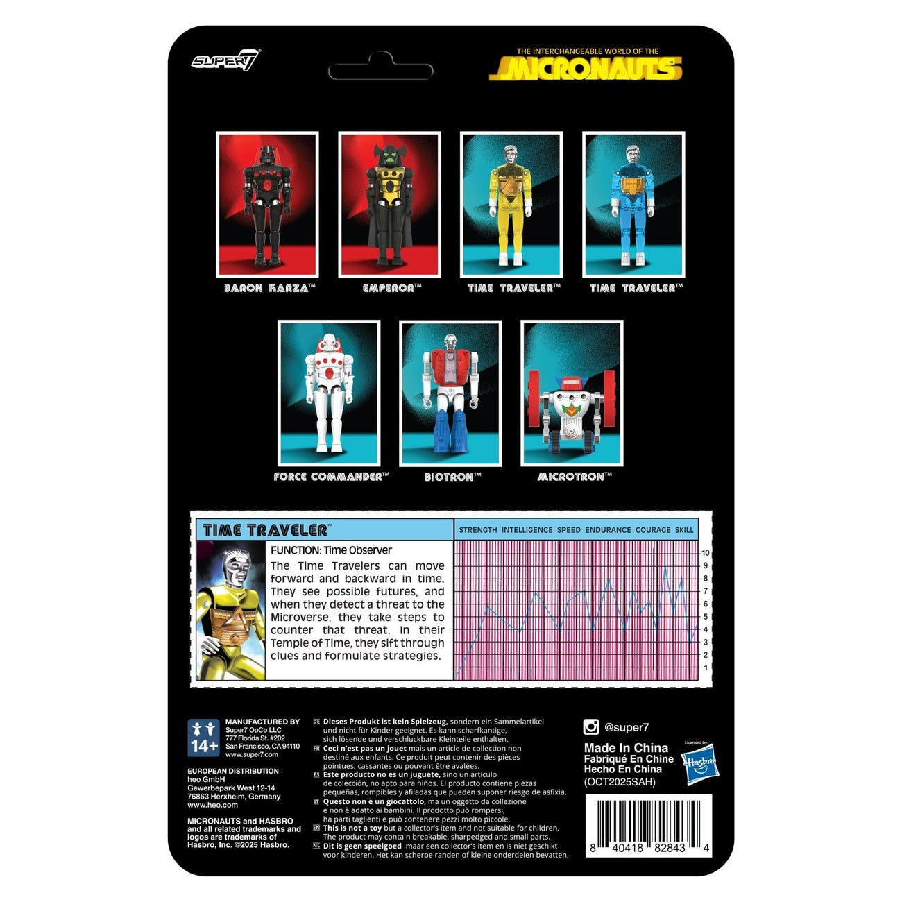 Product image Micronauts ReAction+ Action Figure Wave 03 Time Traveler (Translucent Yellow) 10 cm