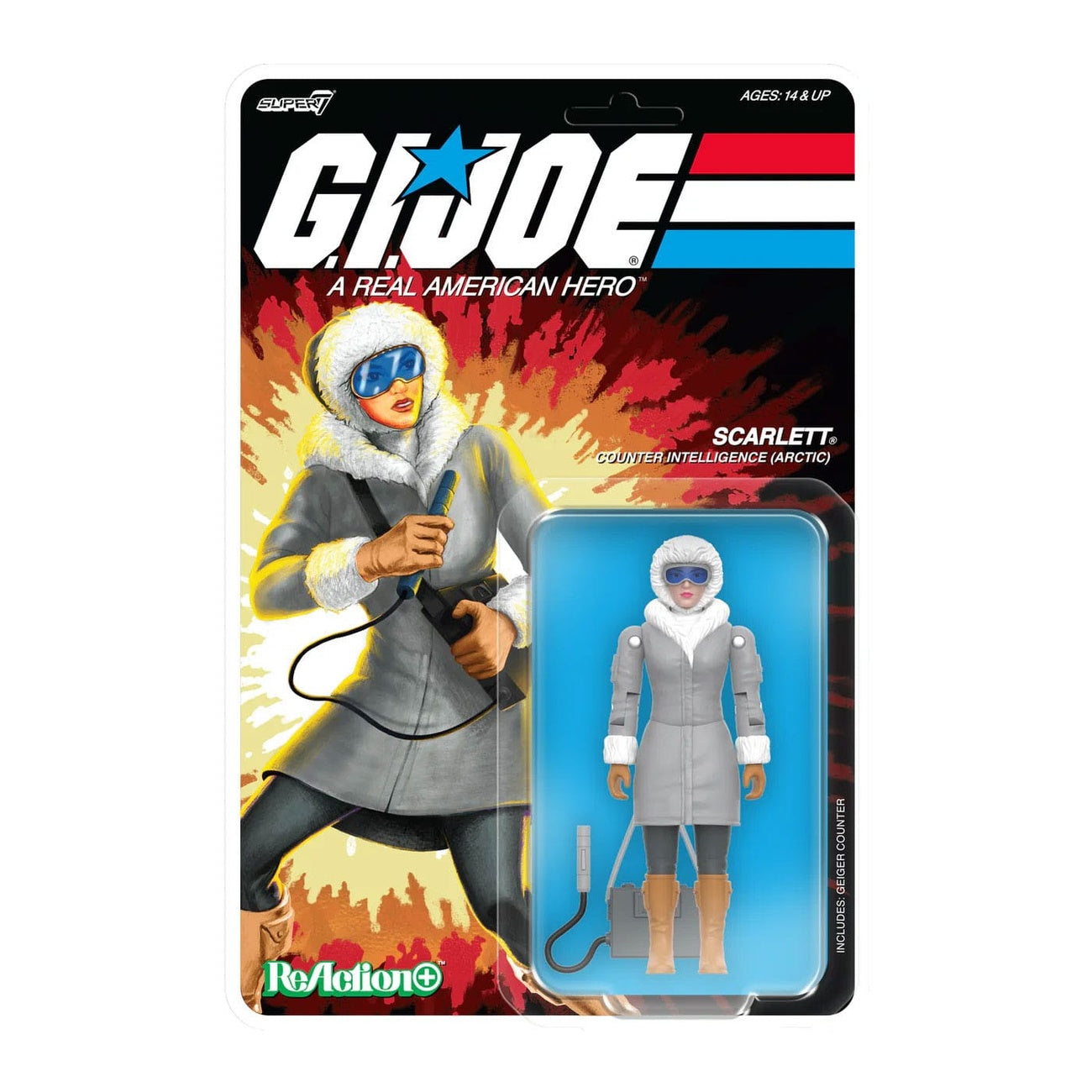 Product image GI Joe ReAction+ Action Figure Wave 06 Arctic Scarlett 10 cm