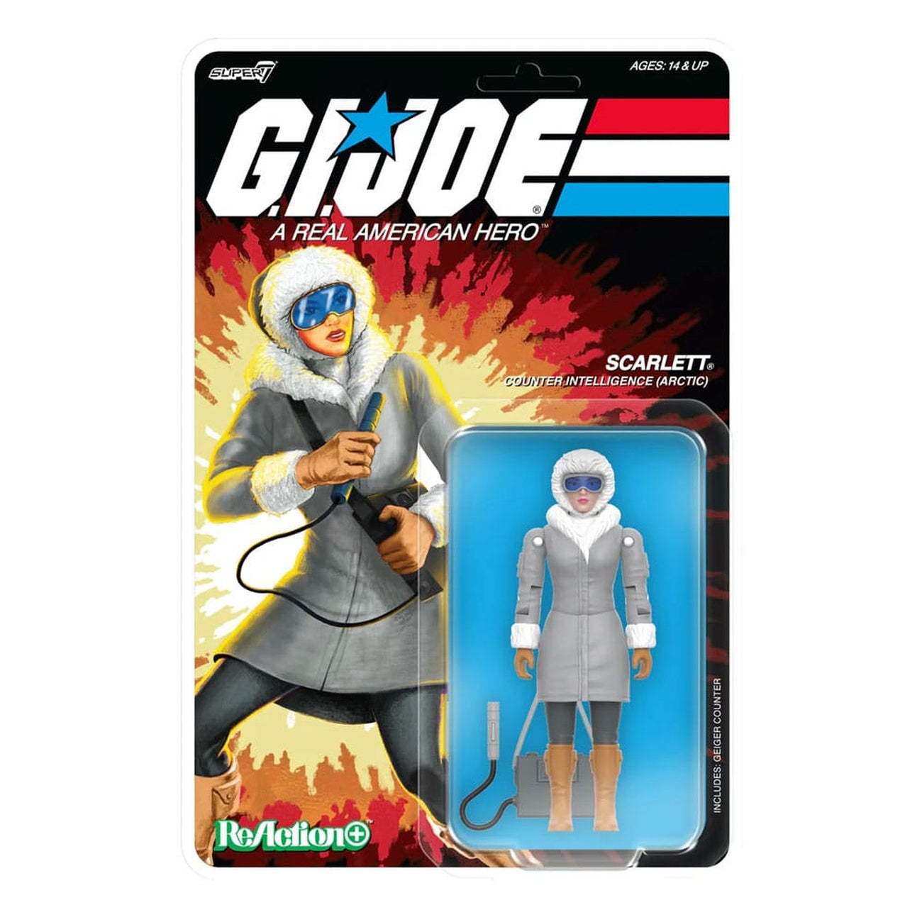 Product image GI Joe ReAction+ Action Figure Wave 06 Arctic Scarlett 10 cm
