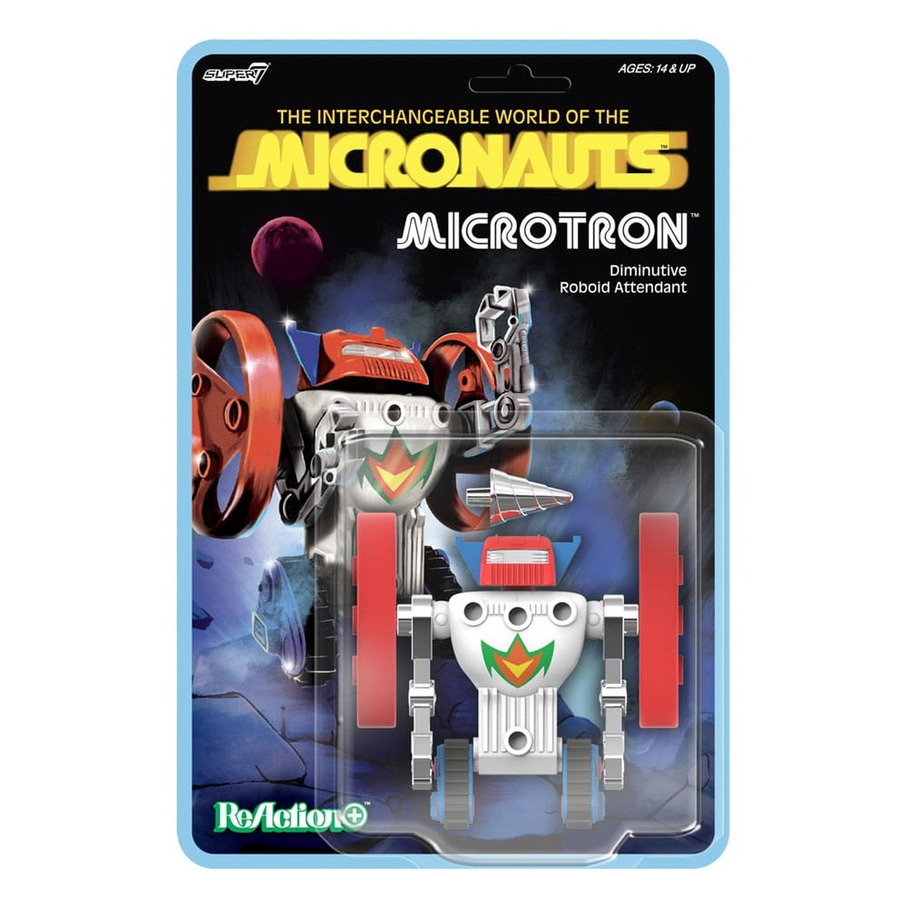 Product image Micronauts ReAction+ Action Figure Wave 02 Microtron 9 cm
