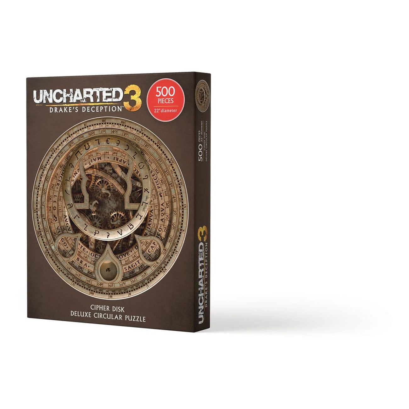 Product image Uncharted Puzzle Cipher Disk Circular Deluxe (500 Pieces)
