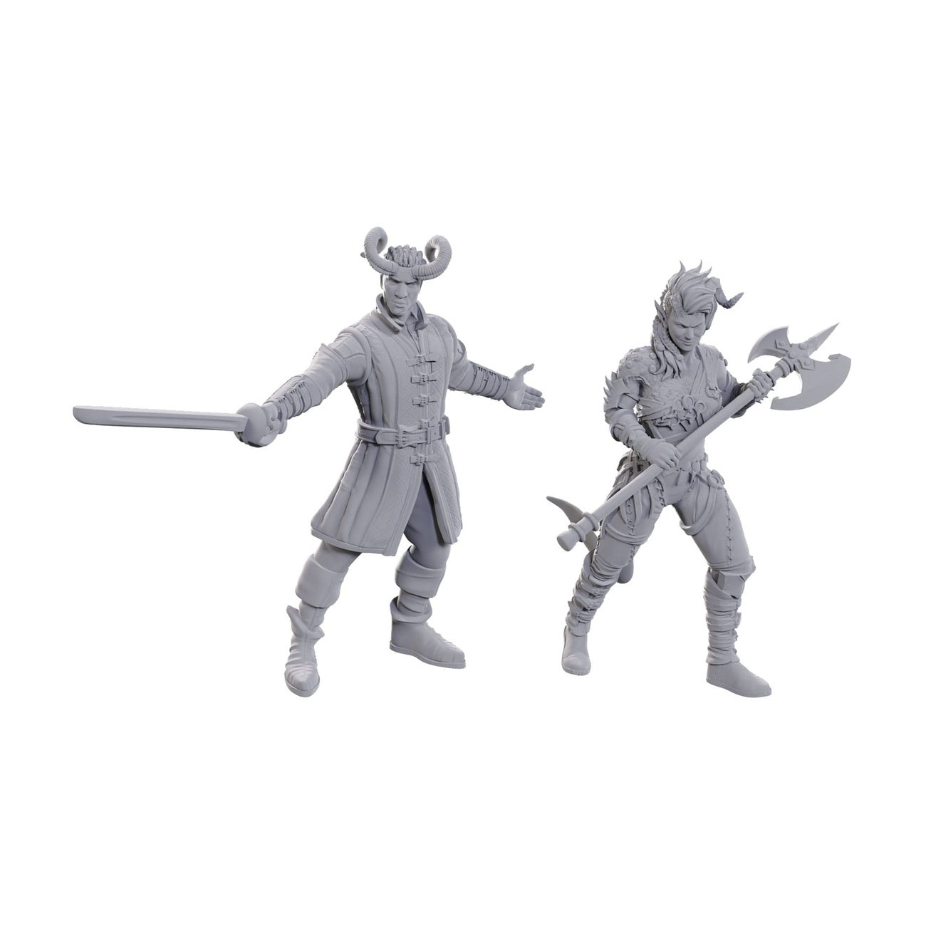 Product image D&D Nolzur's Marvelous Miniatures unpainted miniature Wyll & Karlach