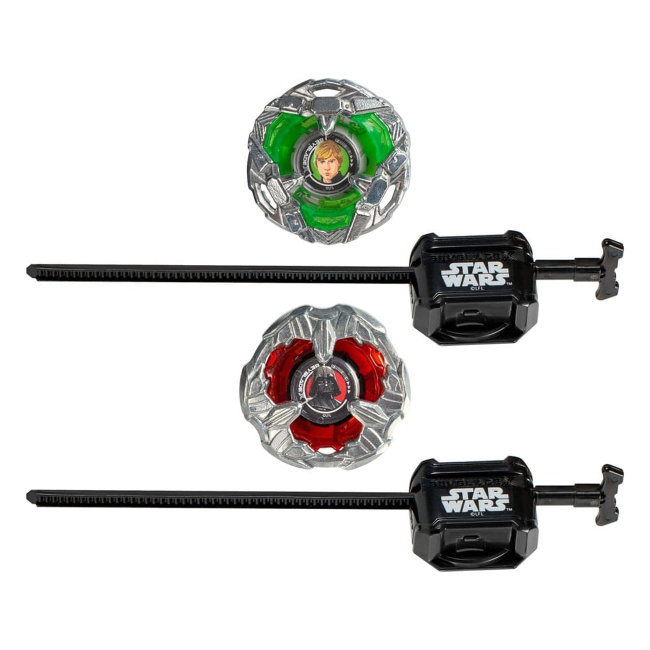 Product image Beyblade X and Star Wars Collab Luke Skywalker 4-80B vs. Darth Vader 4-60B