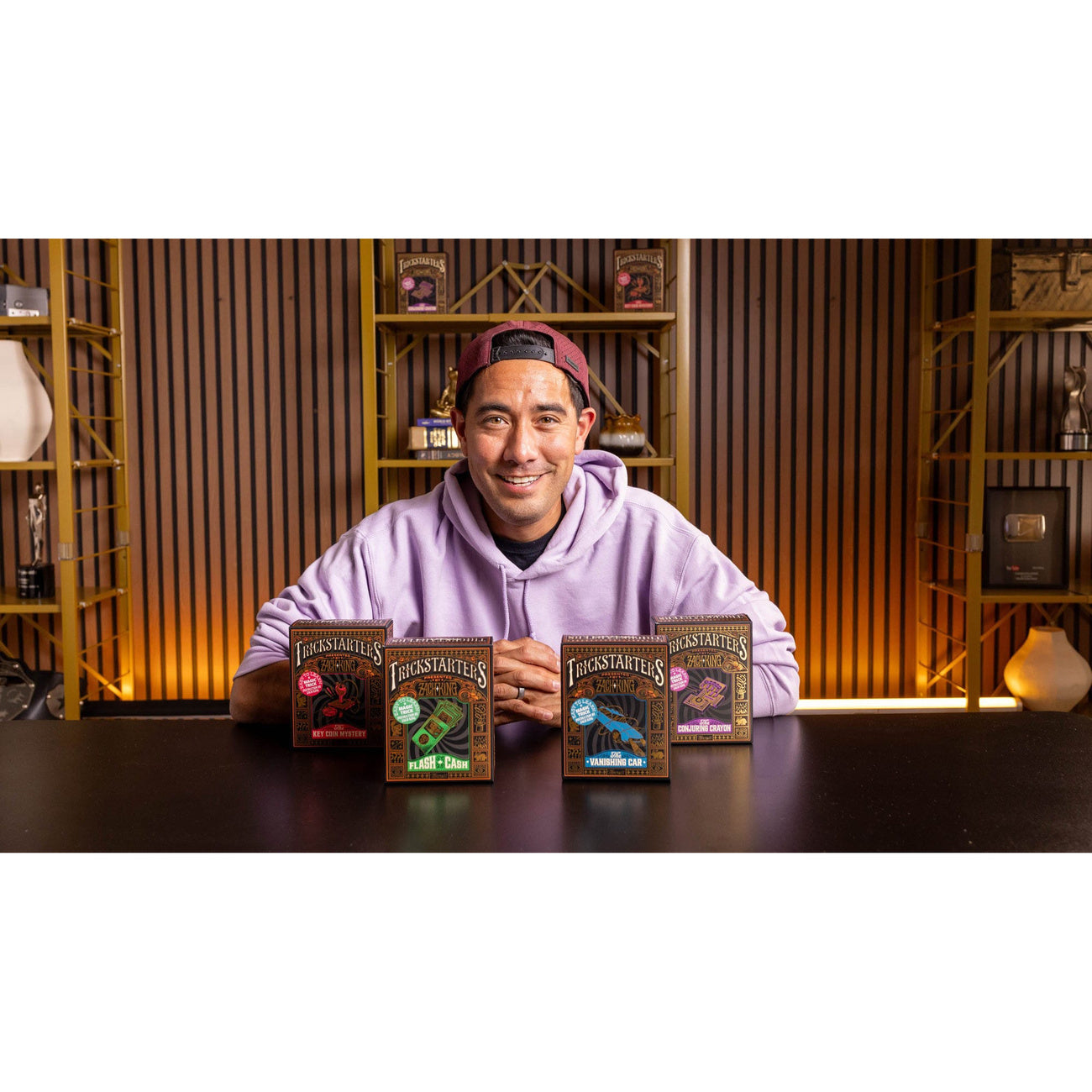 Product image Trickstarters by Zach King Magic Trick Box – The Key Coin Mystery