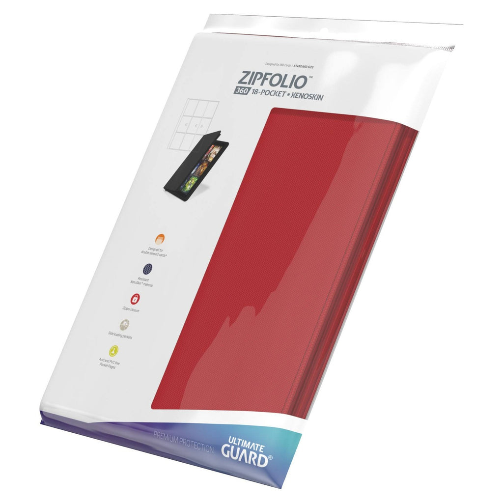 Product image Ultimate Guard Zipfolio 360 18-Pocket Xenoskin - Red