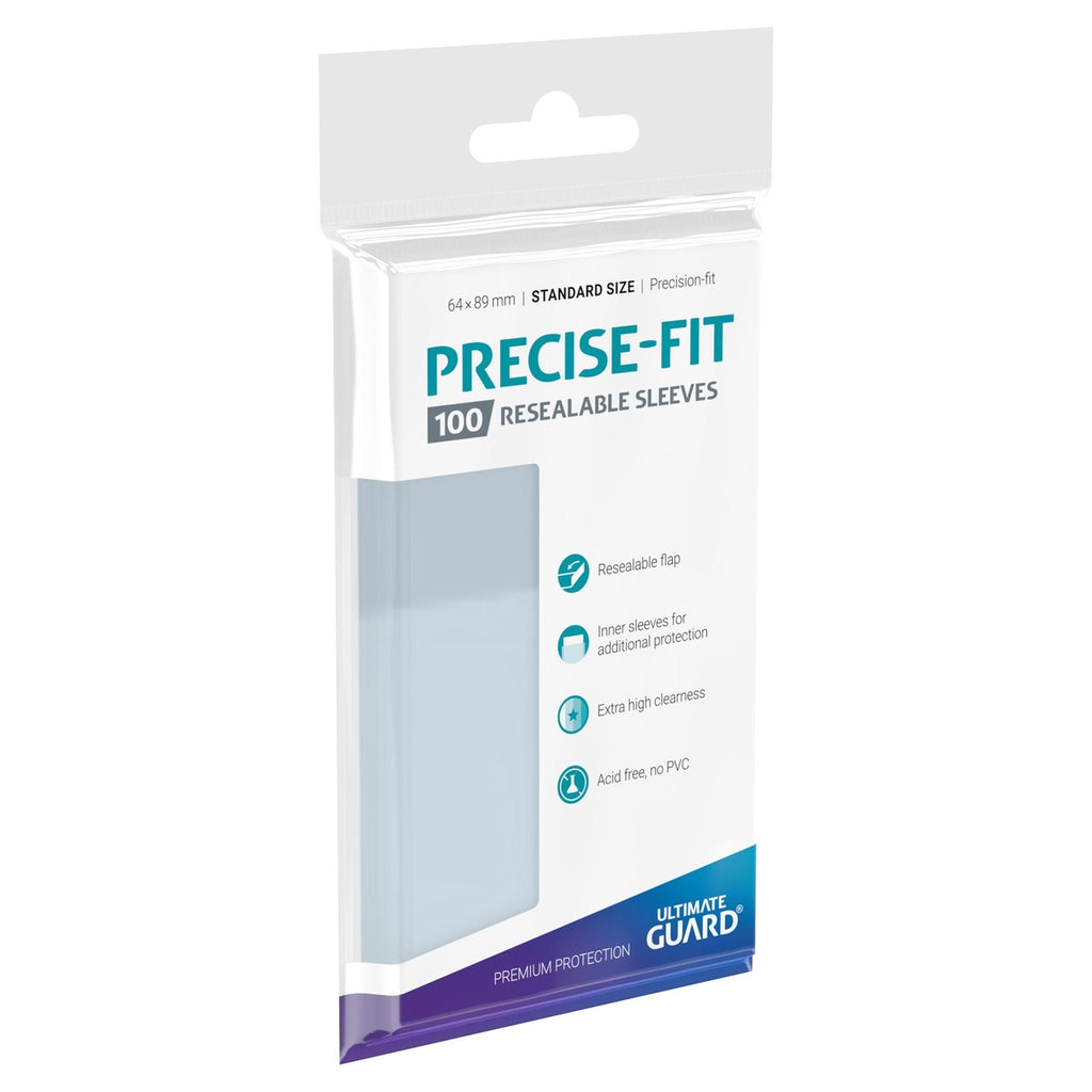 Product image Ultimate Guard Precise-Fit Sleeves Standard Size (100) - Resealable