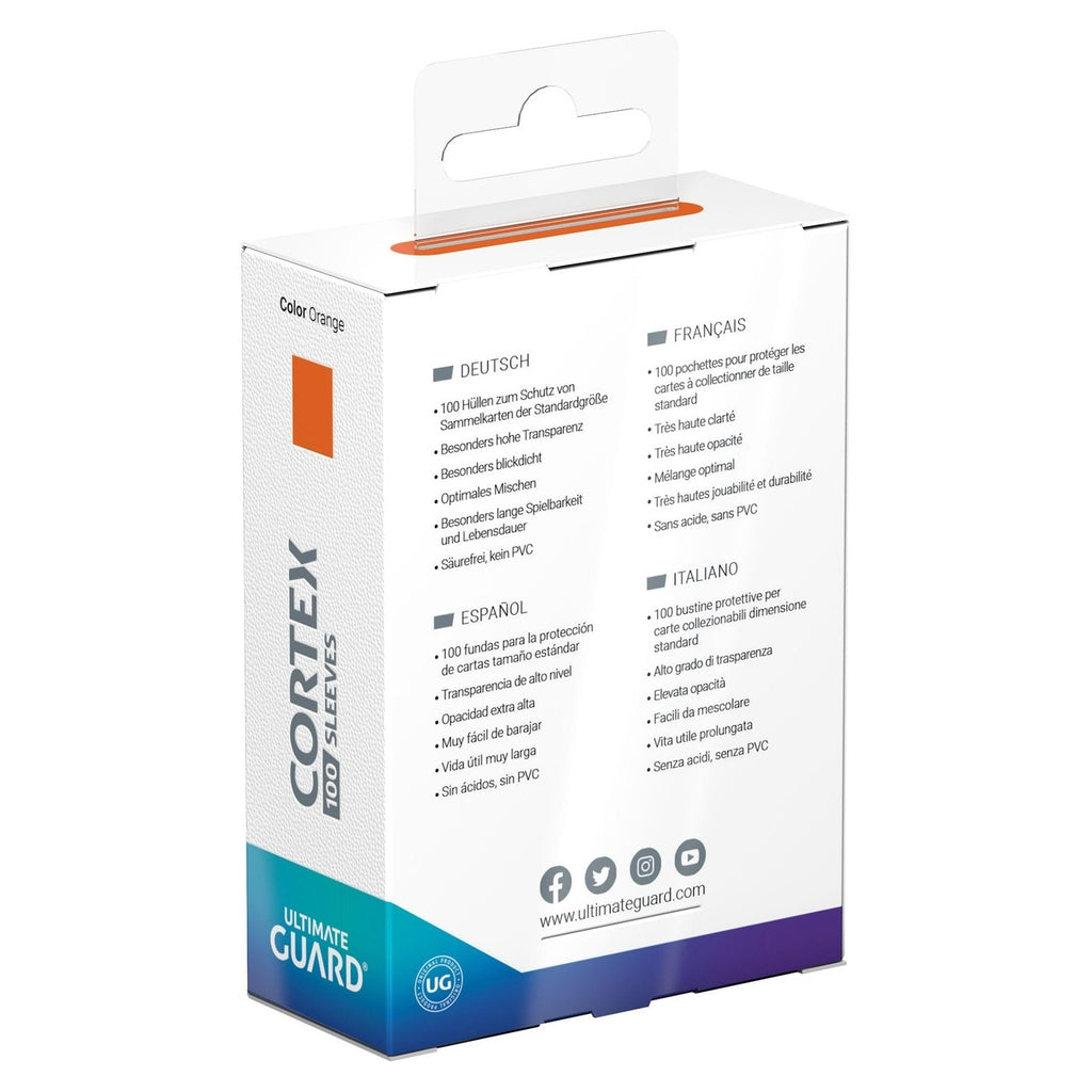 Product image Ultimate Guard Cortex Sleeves Standard Size (100) - Orange