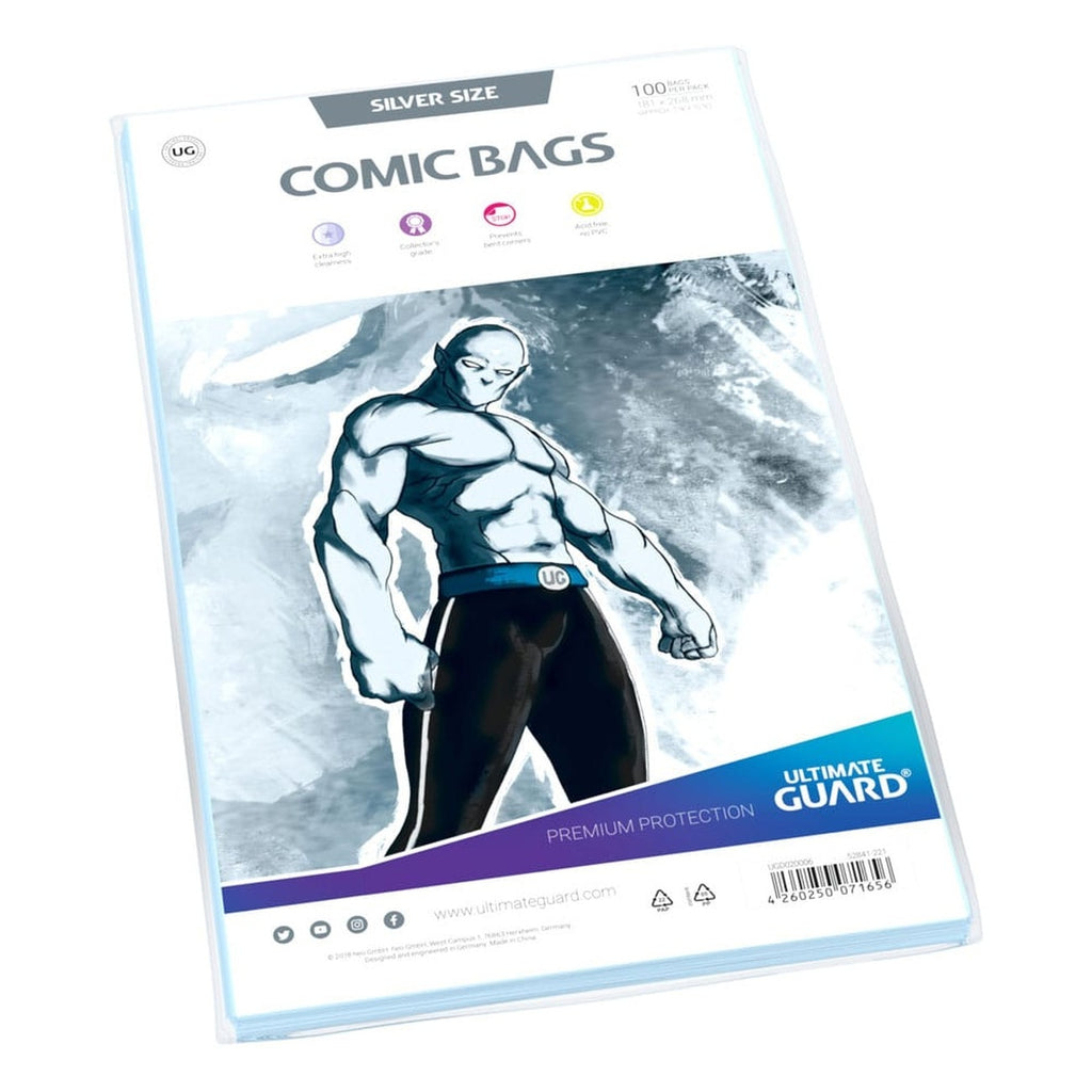 Product image Ultimate Guard Comic Bags Standard (100) - Silver Size