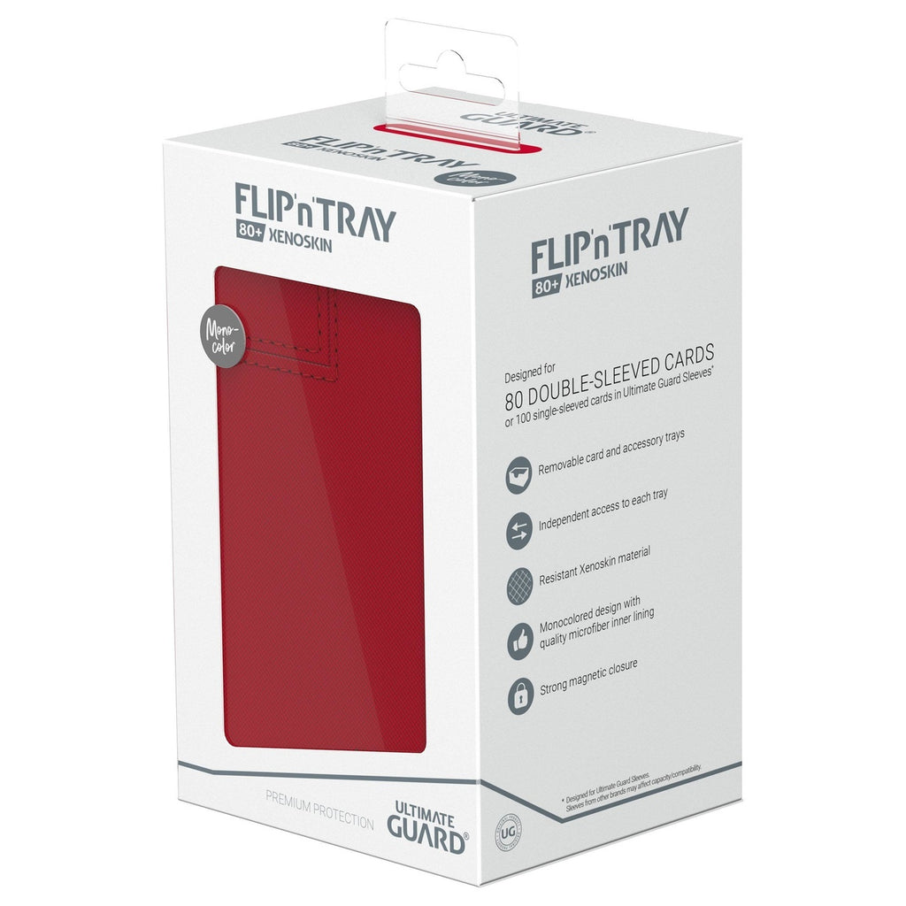 Product image Ultimate Guard Flip'n'Tray 80+ Xenoskin - Red