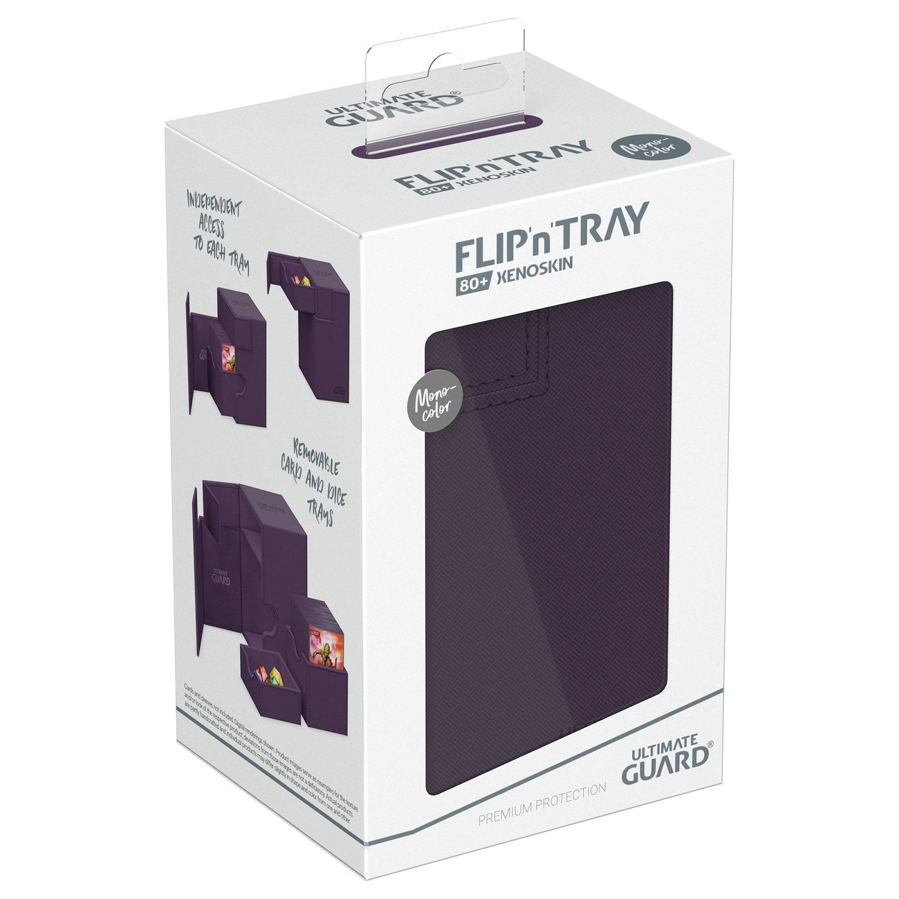 Product image Ultimate Guard Flip'n'Tray 80+ Xenoskin – Purple