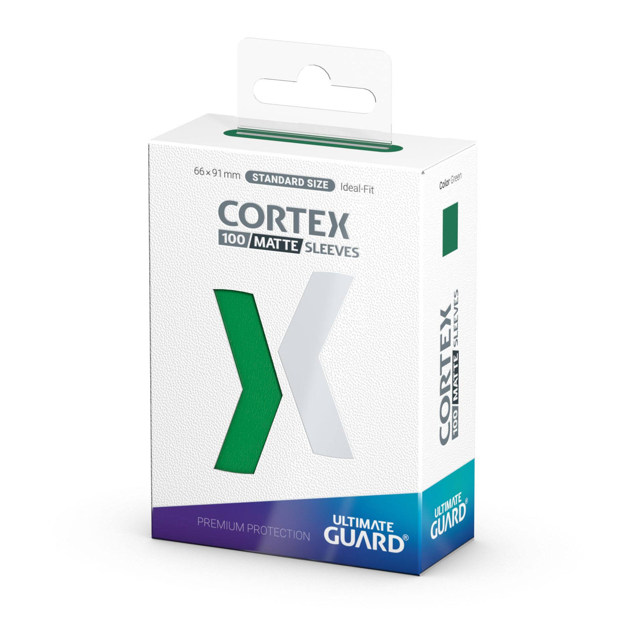 Product image Ultimate Guard Cortex Sleeves Matte Standard Size (100) - Green