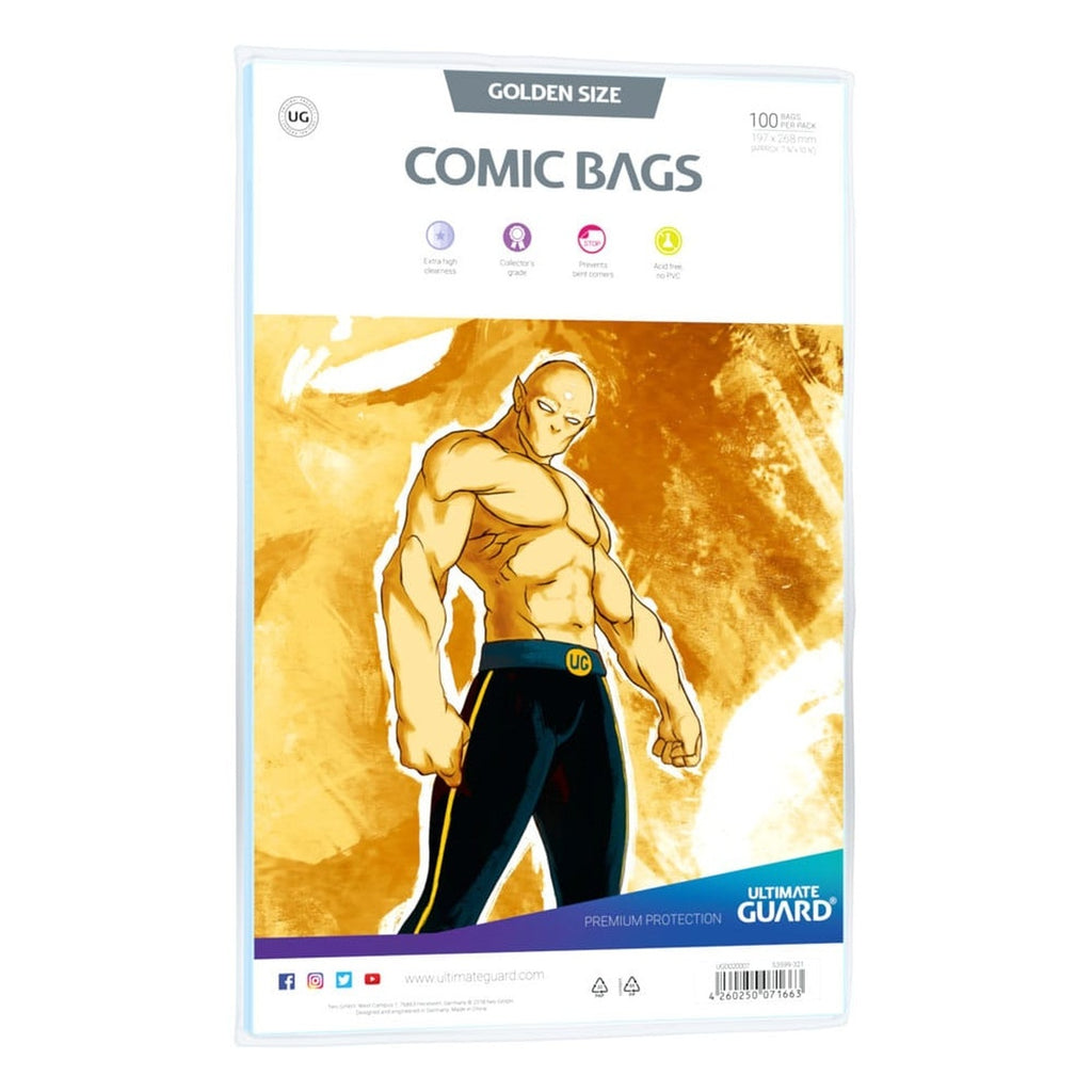 Product image Ultimate Guard Comic Bags Standard (100) - Golden Size