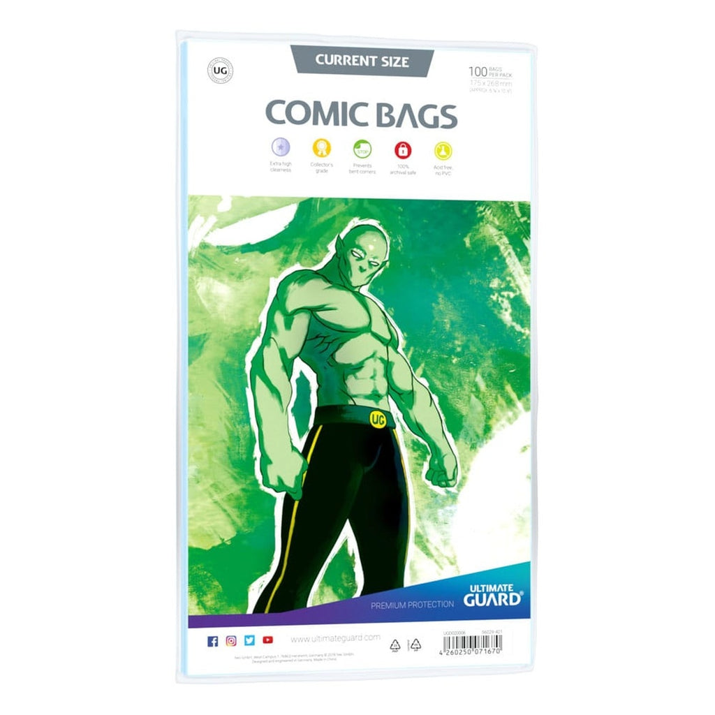 Product image Ultimate Guard Comic Bags Standard (100) - Current Size