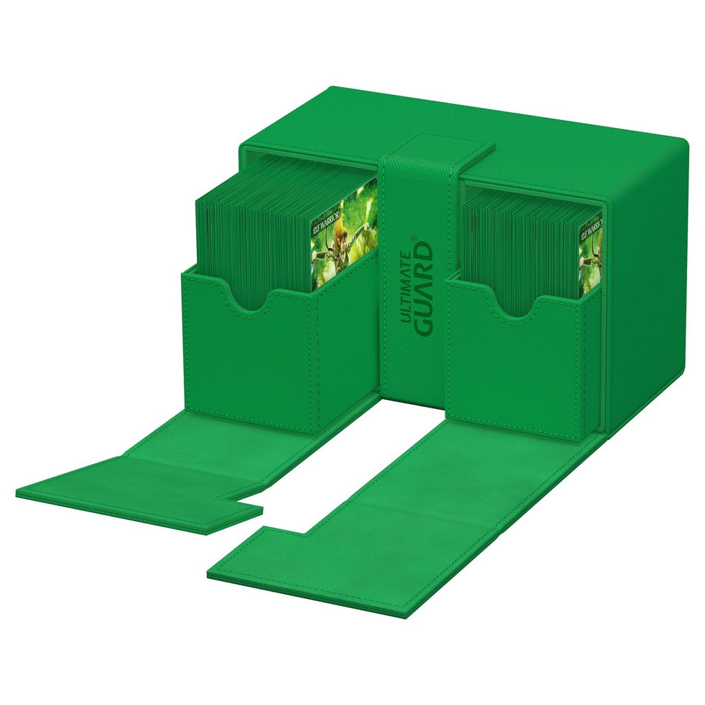 Product image Ultimate Guard Twin Flip'n'Tray 160+ Xenoskin – green