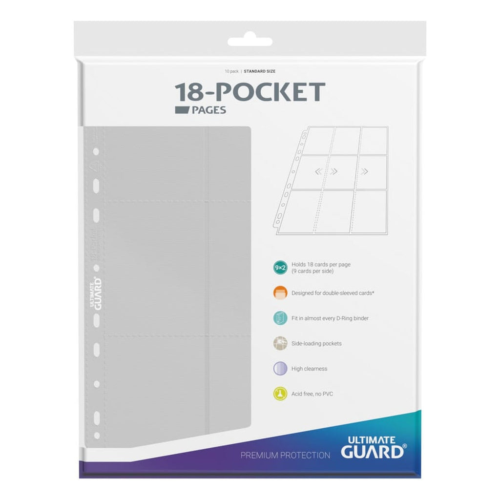 Product image Ultimate Guard 18-Pocket Pages Side-Loading (10) - White