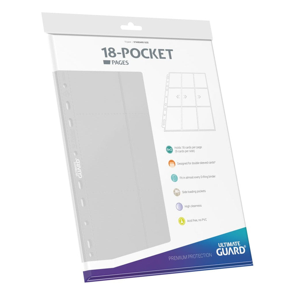 Product image Ultimate Guard 18-Pocket Pages Side-Loading (10) - White