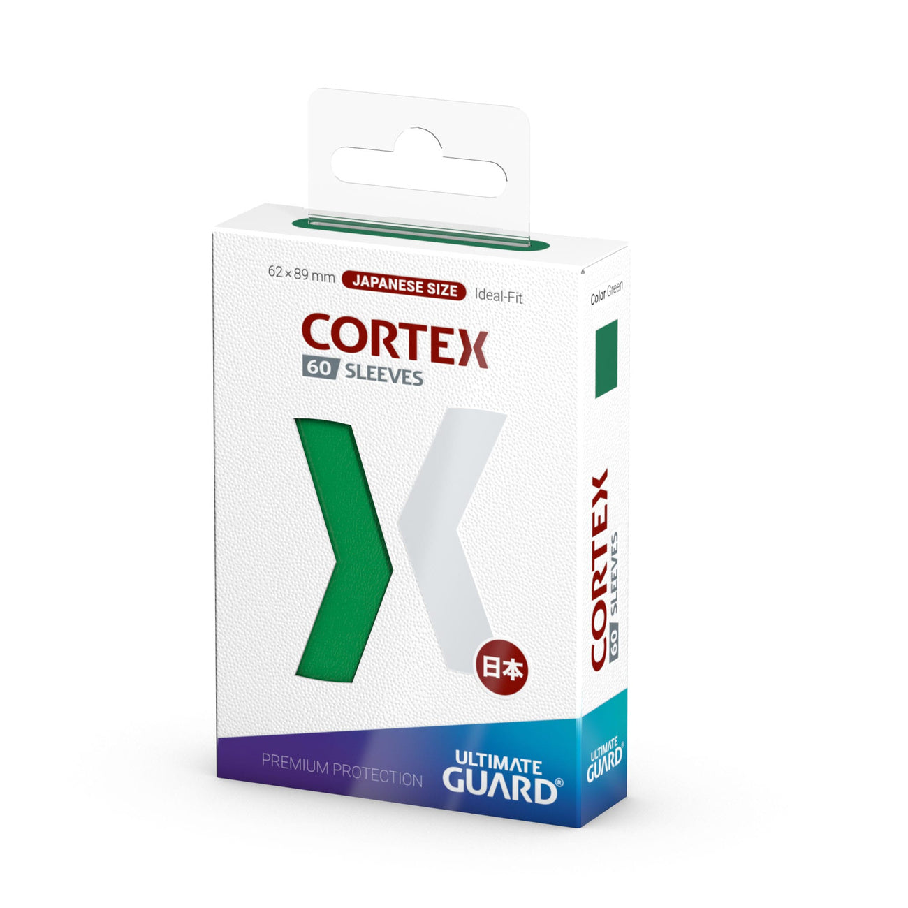 Product image Ultimate Guard Cortex Sleeves Japanese Size (60) - Green