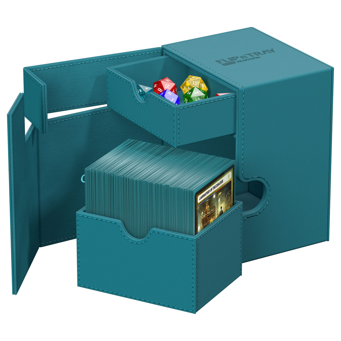 Product image Ultimate Guard Flip'n'Tray 133+ Xenoskin - Petrol