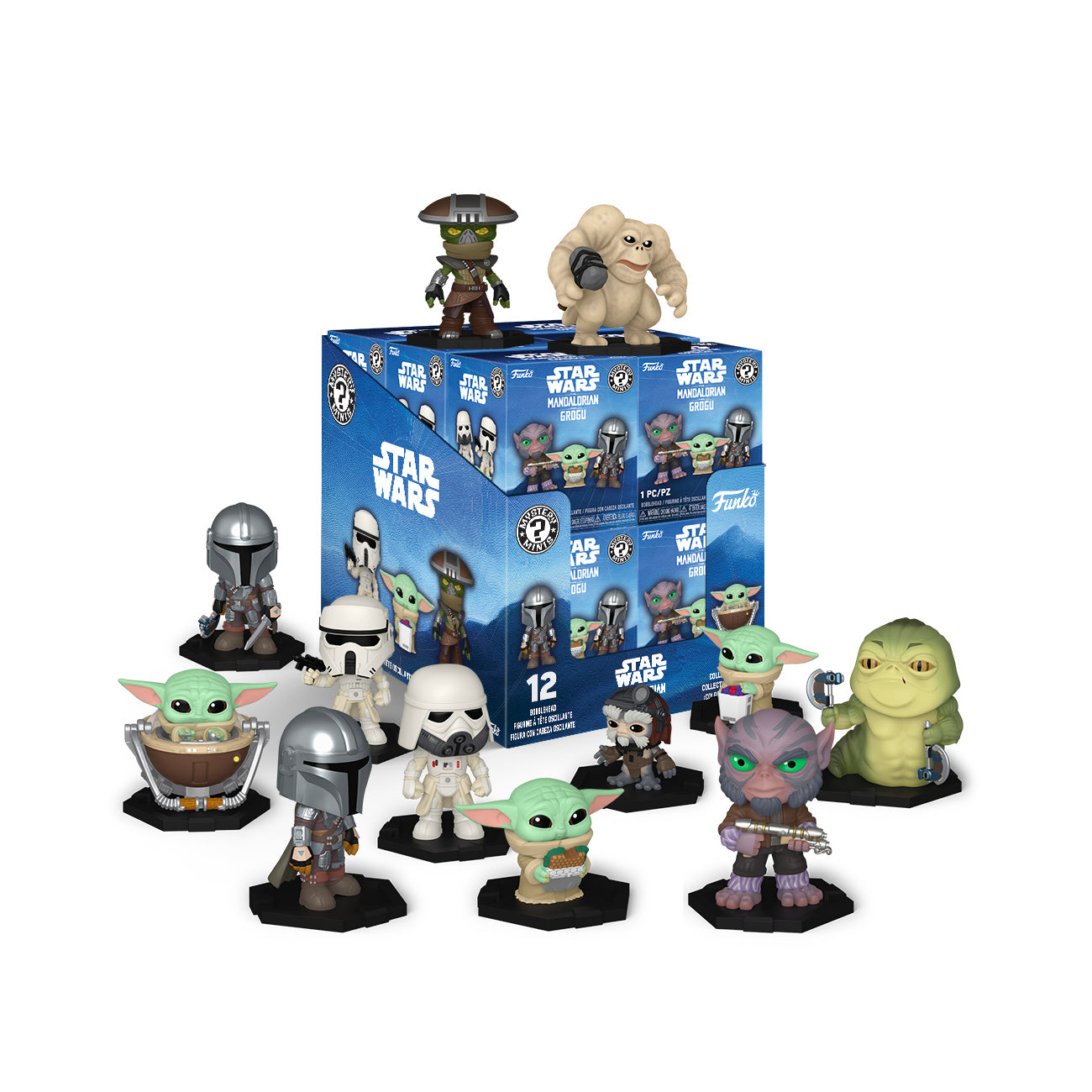 Product image Star Wars: Mandalorian & Grogu - Funko Pop Mystery Figure Display